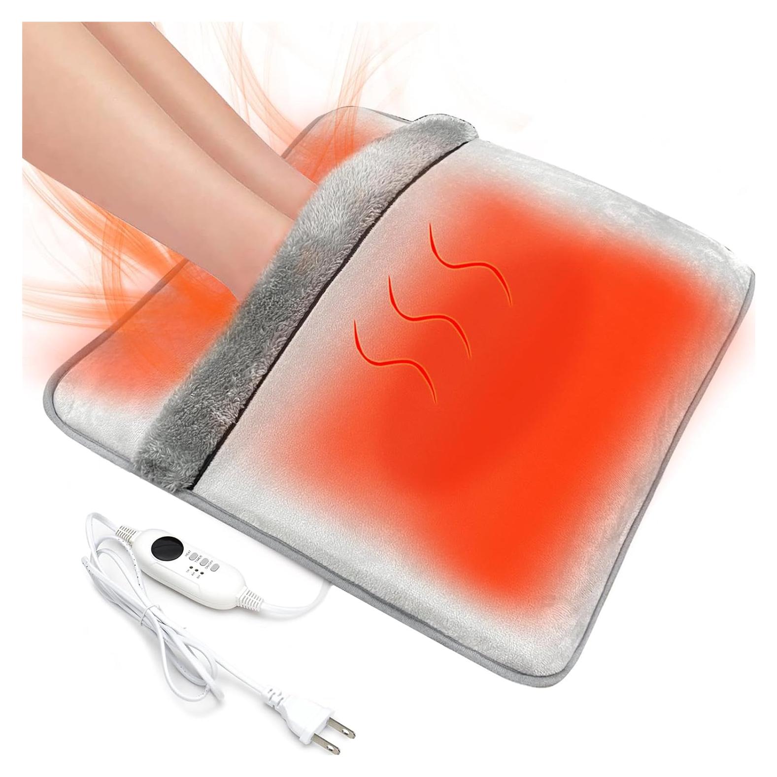 Calentador de pies eléctrico Weilai FW2022 50x50 cm Gris