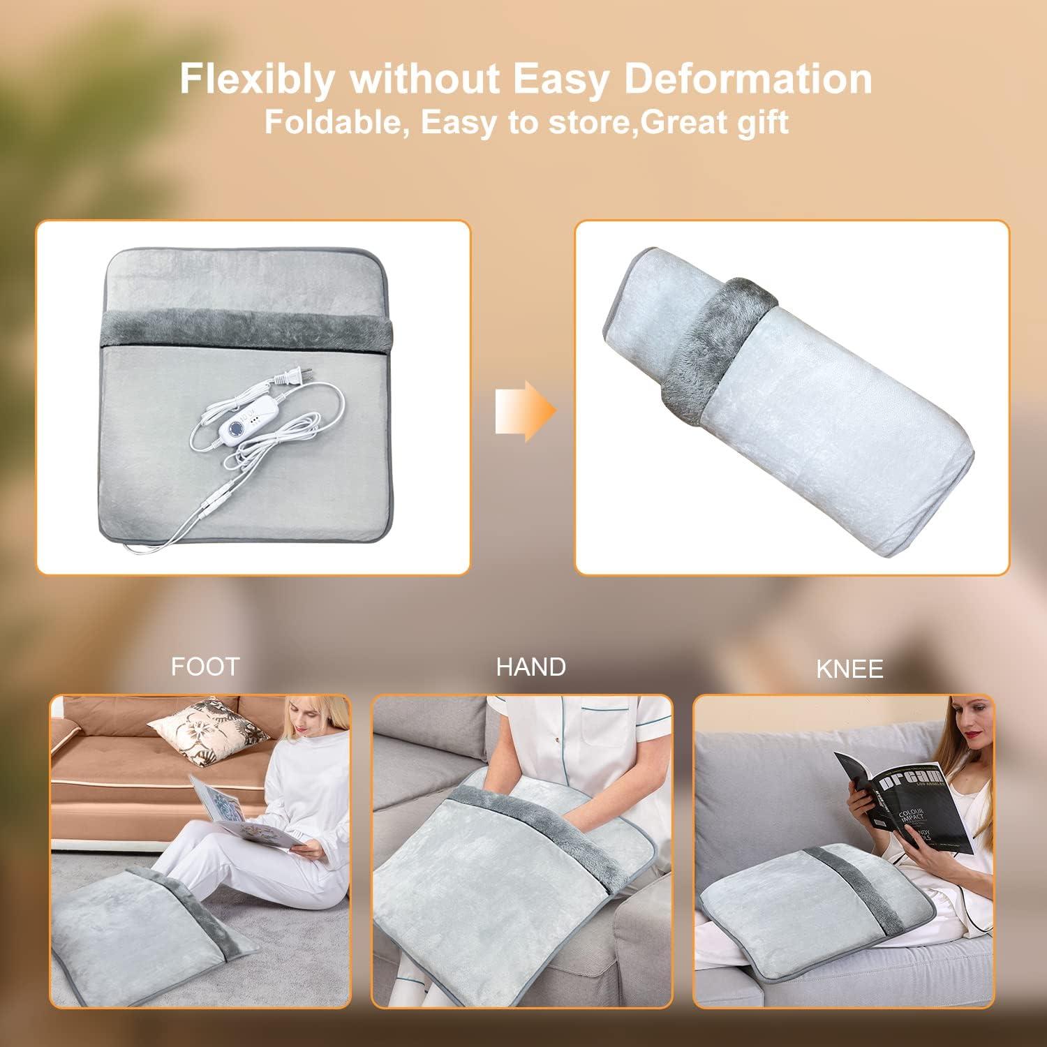 Calentador de pies eléctrico Weilai FW2022 50x50 cm Gris