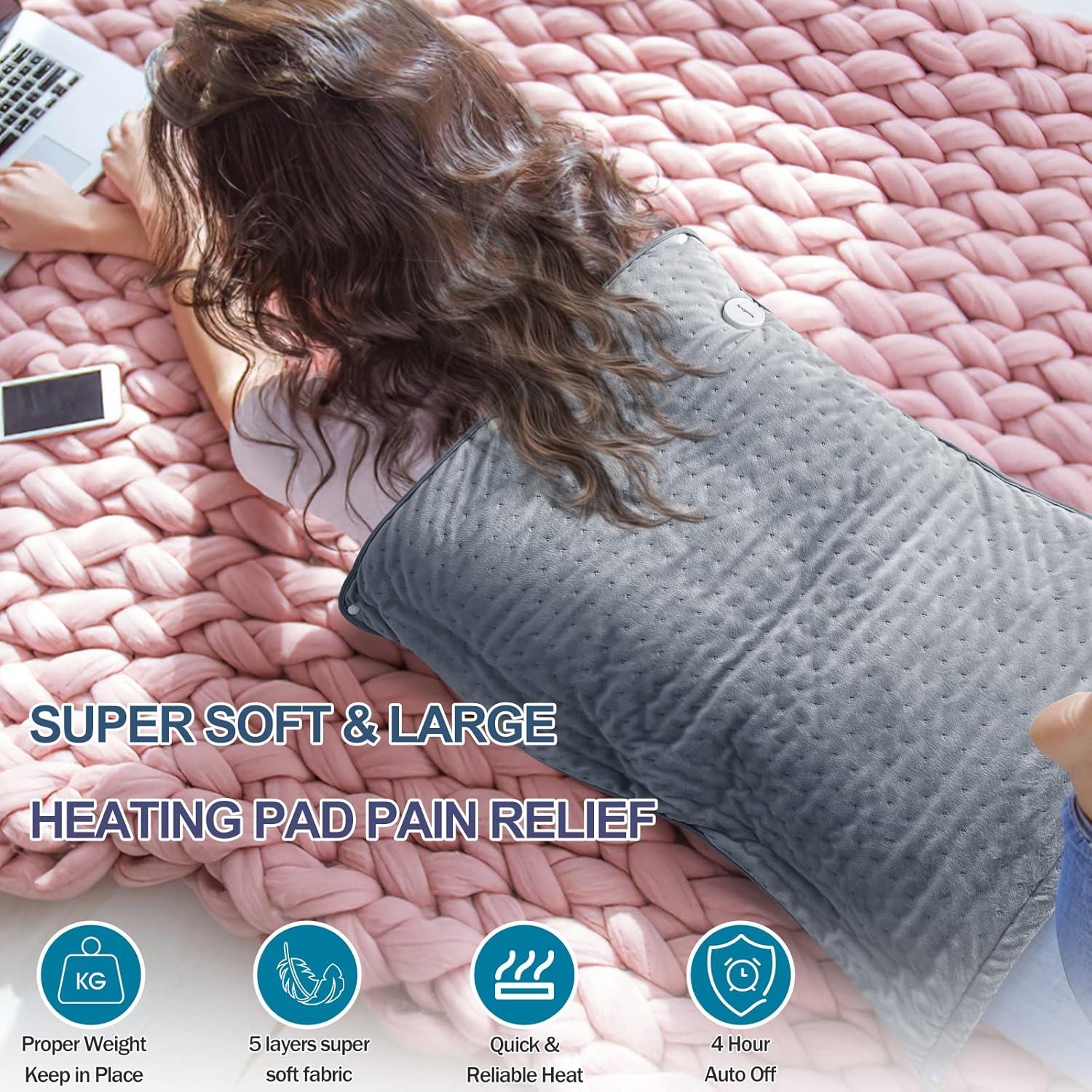 Almohadilla Calentadora XXL NautDuty 2 en 1 para Espalda y Pies