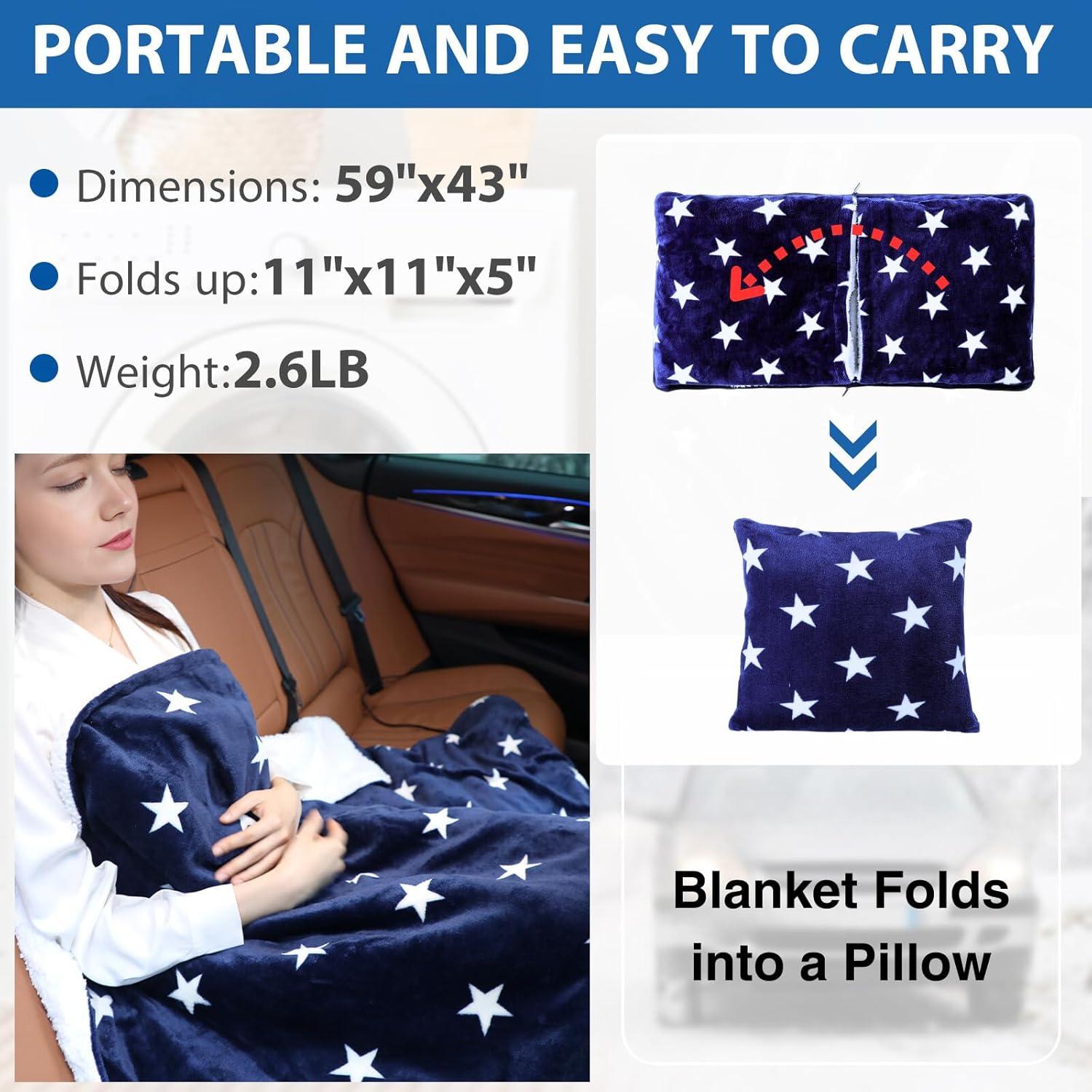 Manta Calentada Klaggie 12V para Auto 149,86x109,22cm