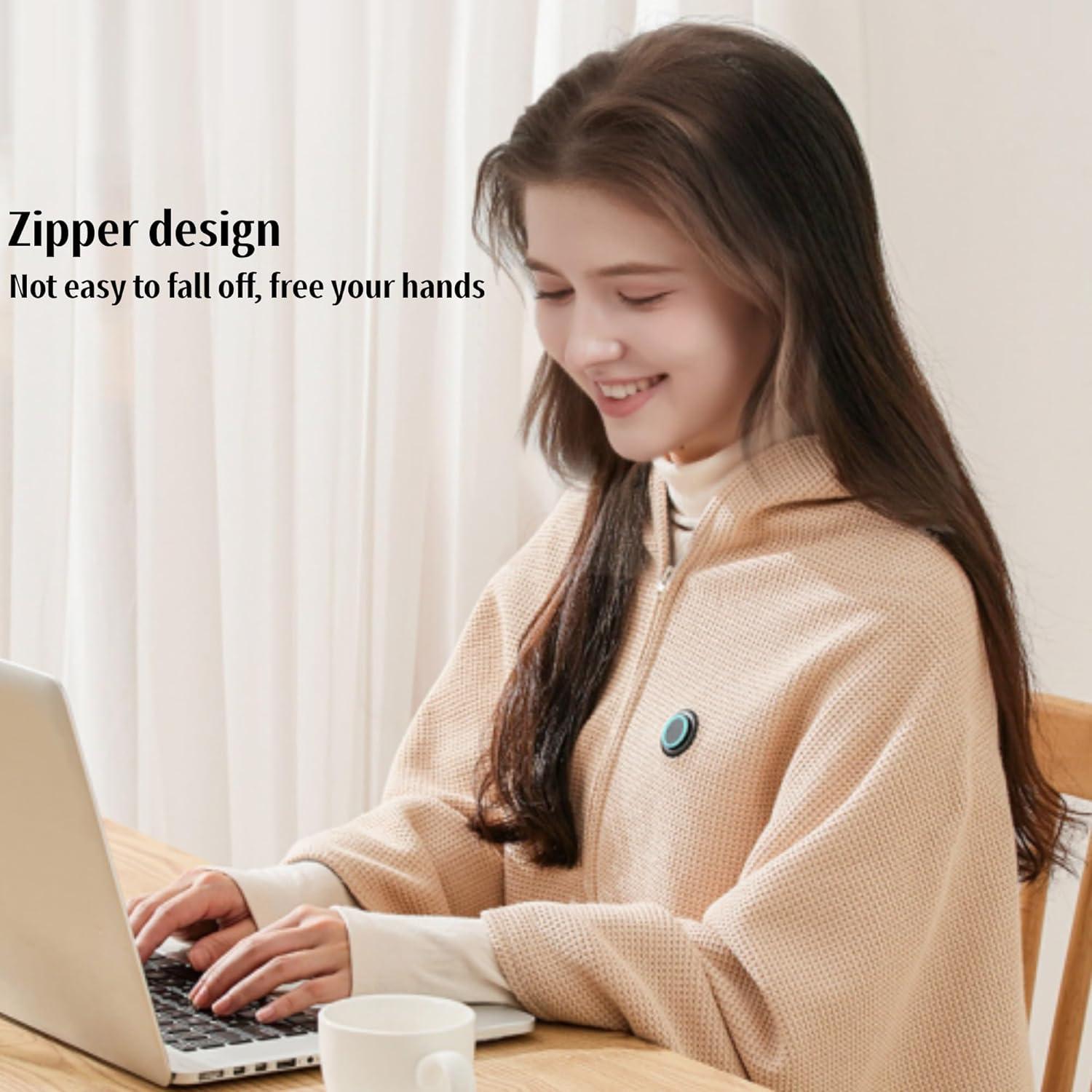 Chal Térmico Eléctrico Portátil para Mujeres - Suave y Rápido