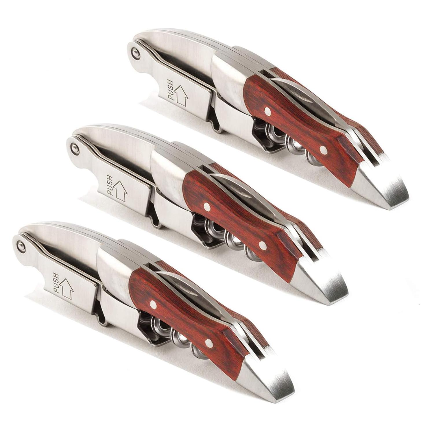 Sacacorchos Profesional Kit-Home 3 Piezas Acero Inoxidable