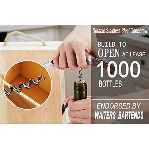 Sacacorchos Profesional Kit-Home 3 Piezas Acero Inoxidable