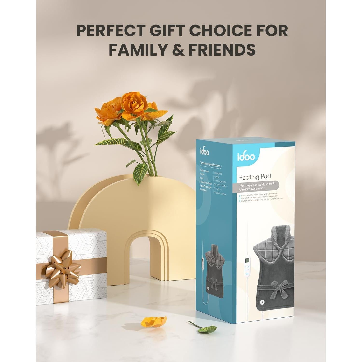 Almohadilla Térmica Eléctrica iDOO Extra Grande 1.4kg