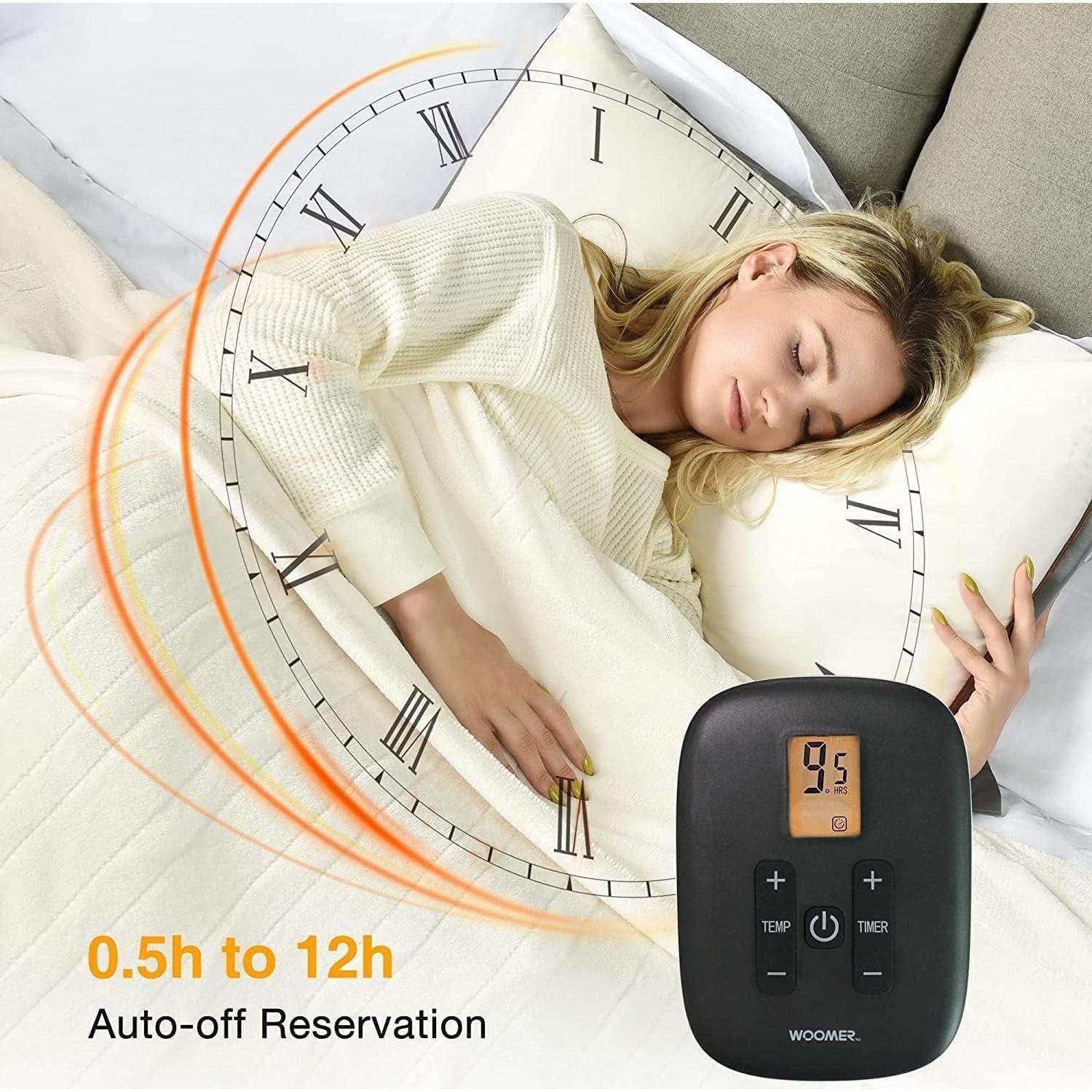 Controlador de Manta Eléctrica WOOMER para Tamaños King, Queen, Full e Individual