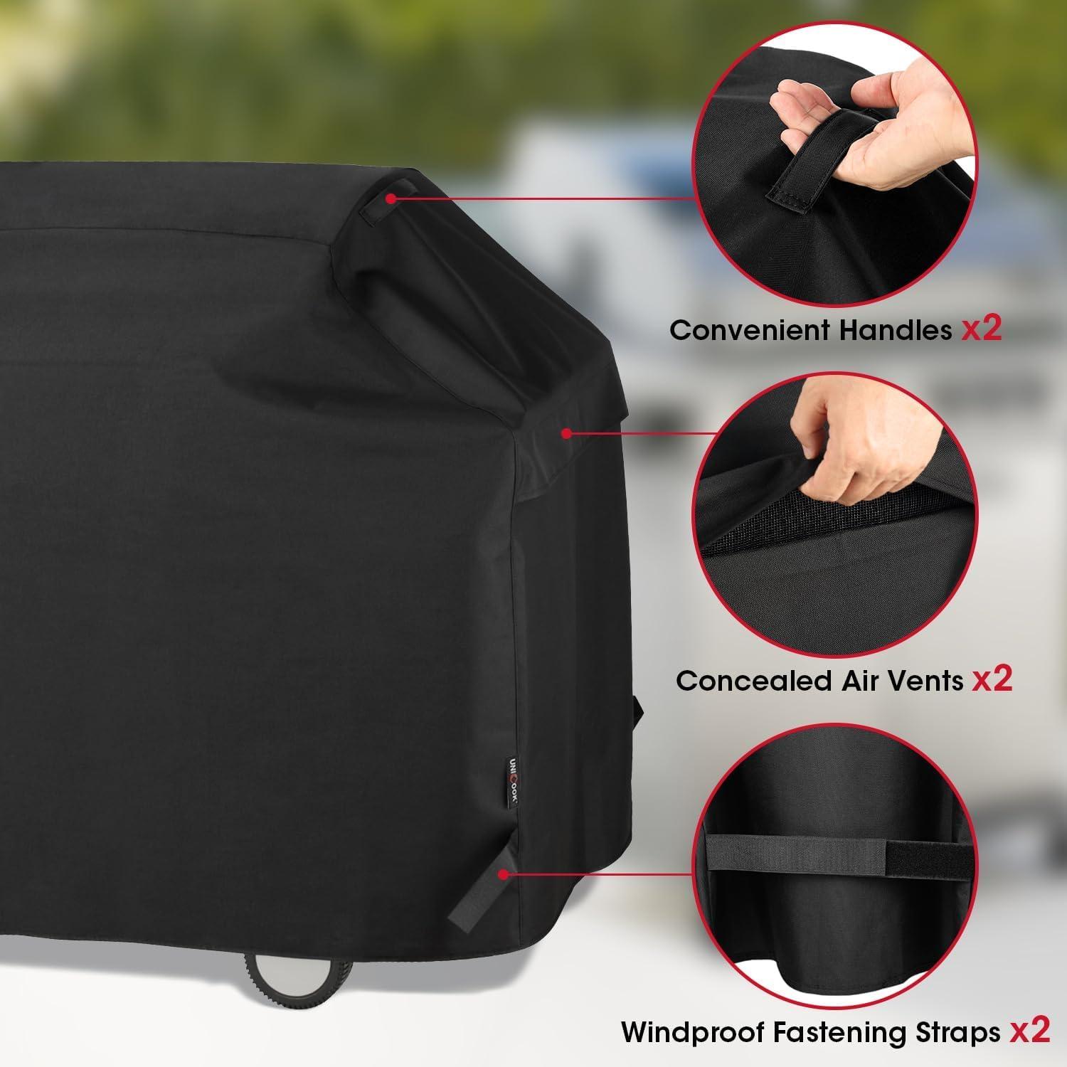 Funda de Barbacoa Unicook 165 cm Impermeable y Resistente