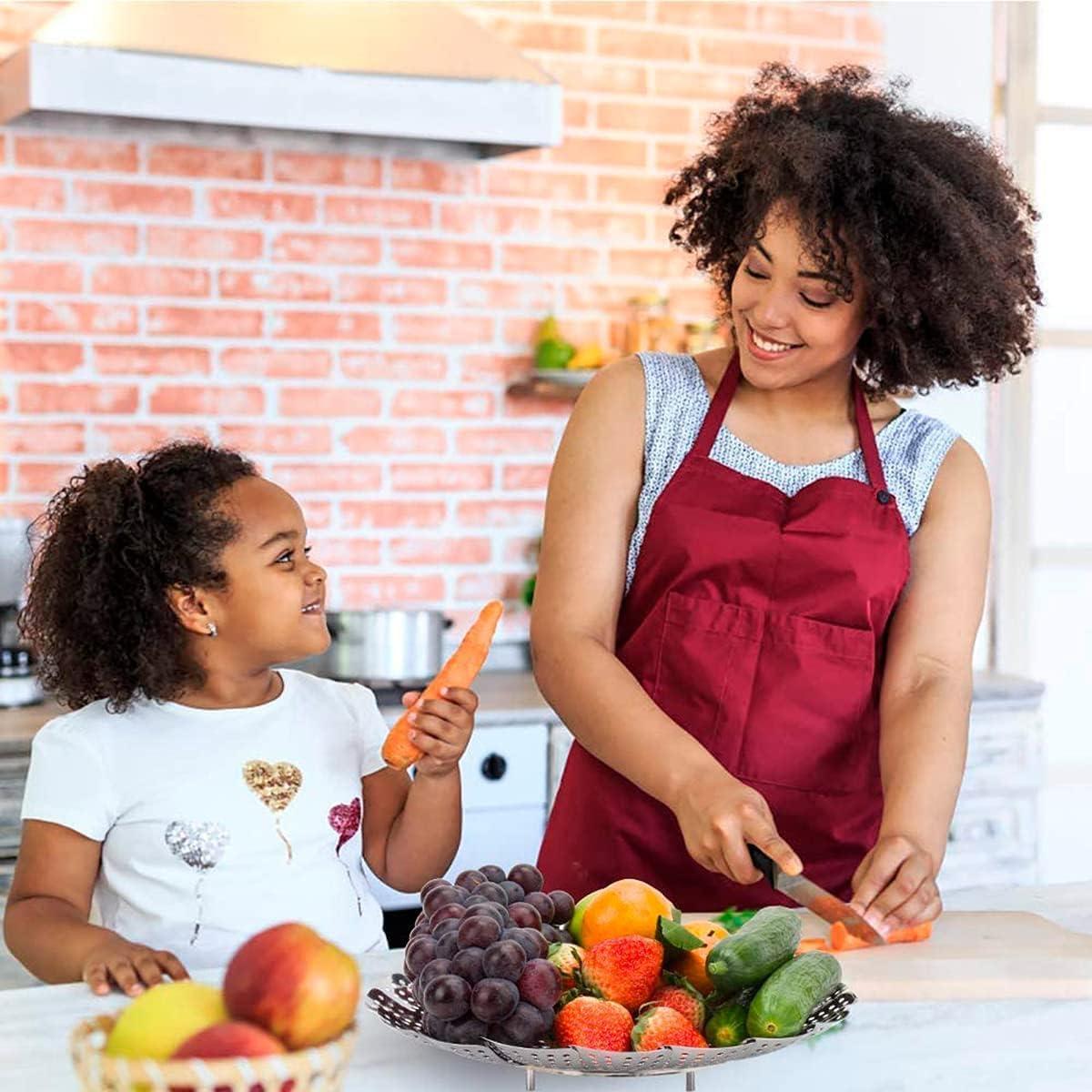 Cesta de Vapor Zocy Acero Inoxidable Ajustable 5 a 9 Pulgadas