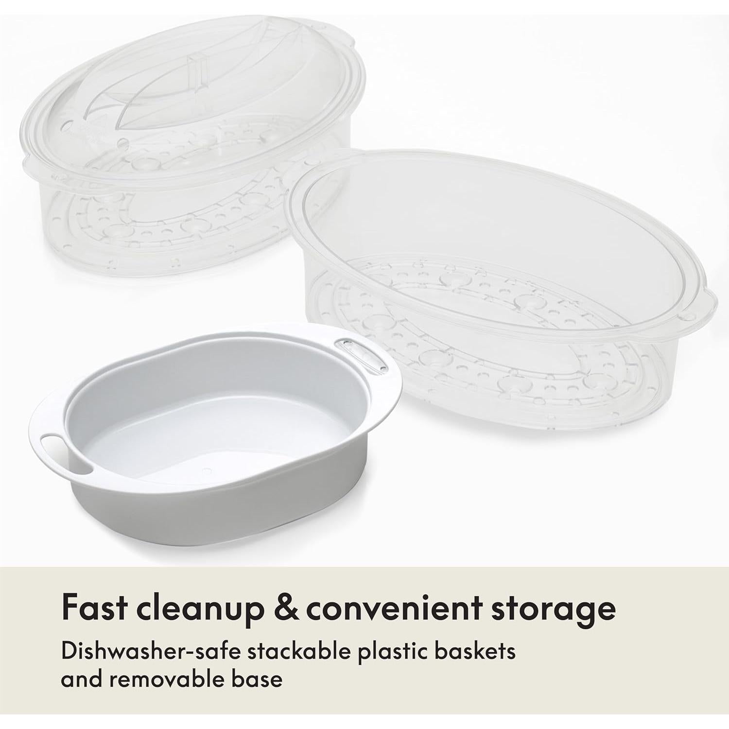 Vaporizador de Alimentos BELLA 7.4L Acero Inoxidable Negro