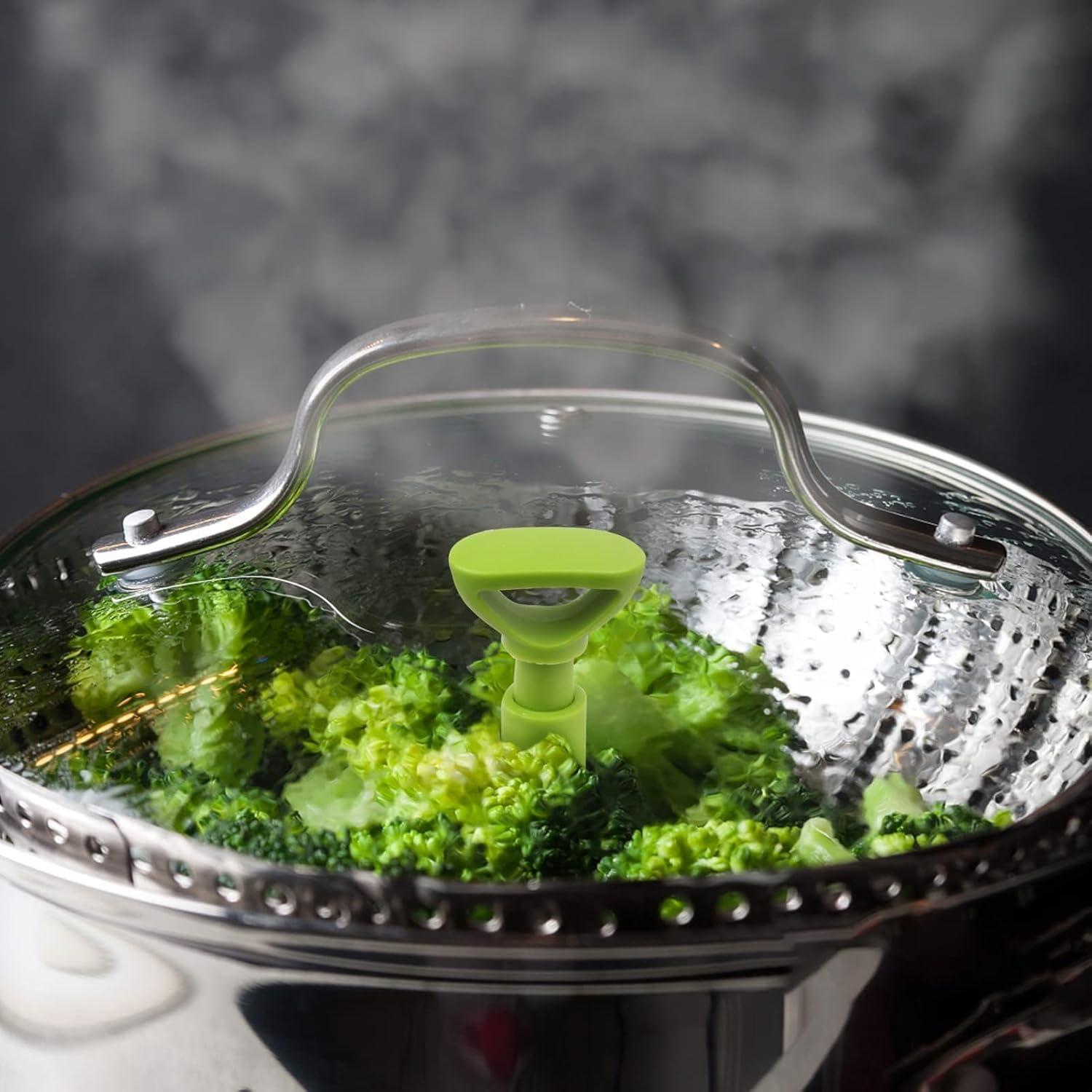 Cesta de Vapor Plegable Sihuuu 22.86 cm Acero Inoxidable