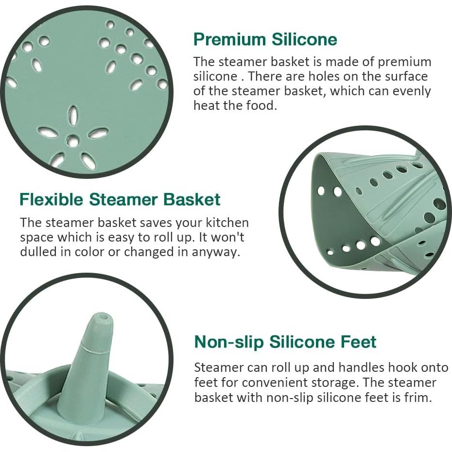 Cesta de Vapor Grande Alimat PluS Silicona 24x18 cm