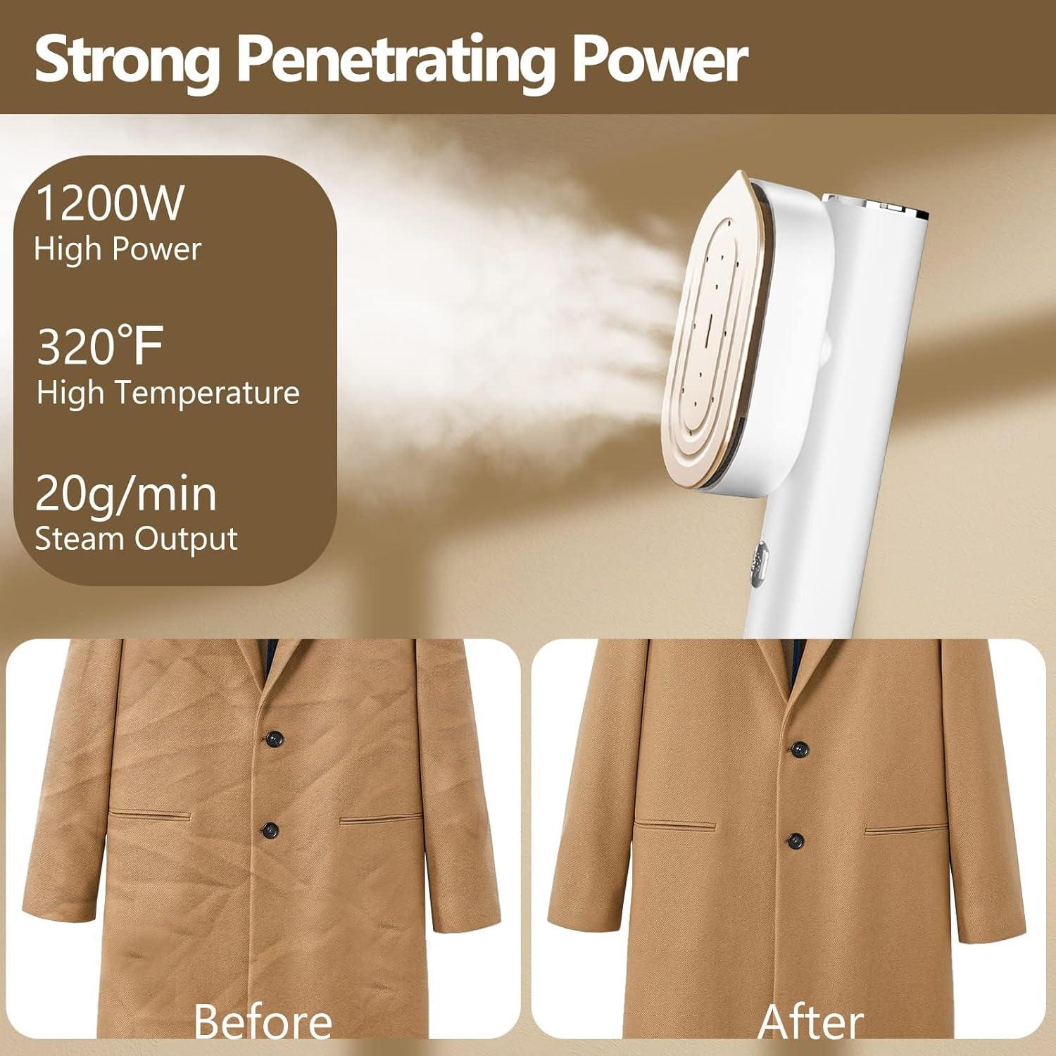 Vaporizador Portátil HULMAY 1200W 80ml Calentamiento 10s