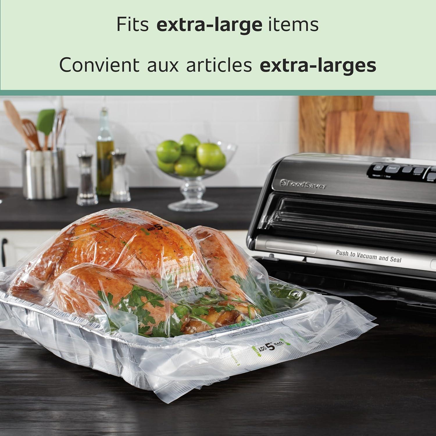 Rollos Expandibles FoodSaver 11" x 16' para Alimentos