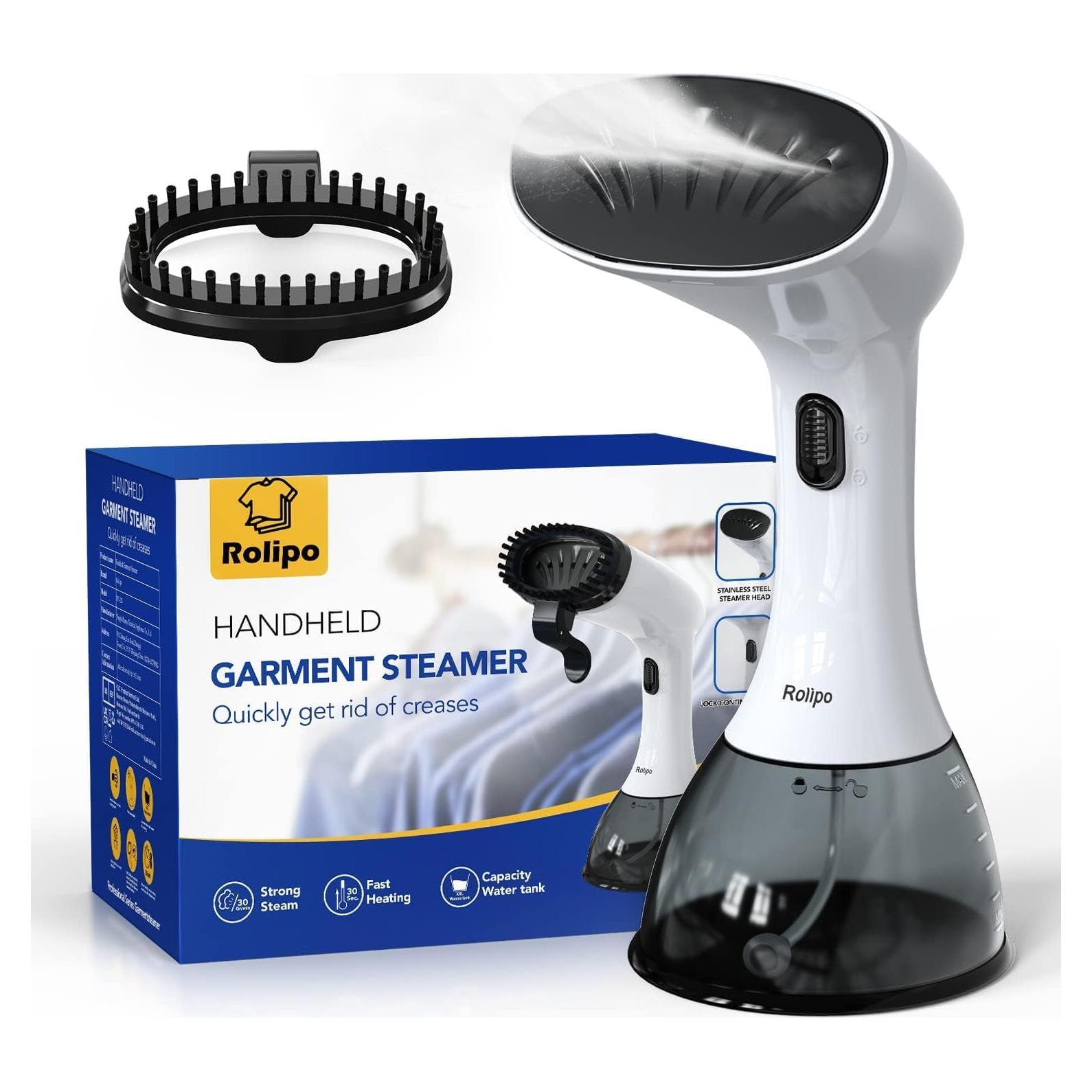 Vaporizador de Ropa Rolipo 1350W 400ml Portátil Blanco