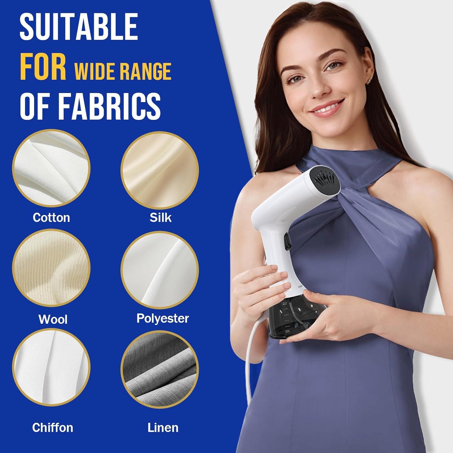 Vaporizador de Ropa Rolipo 1350W 400ml Portátil Blanco