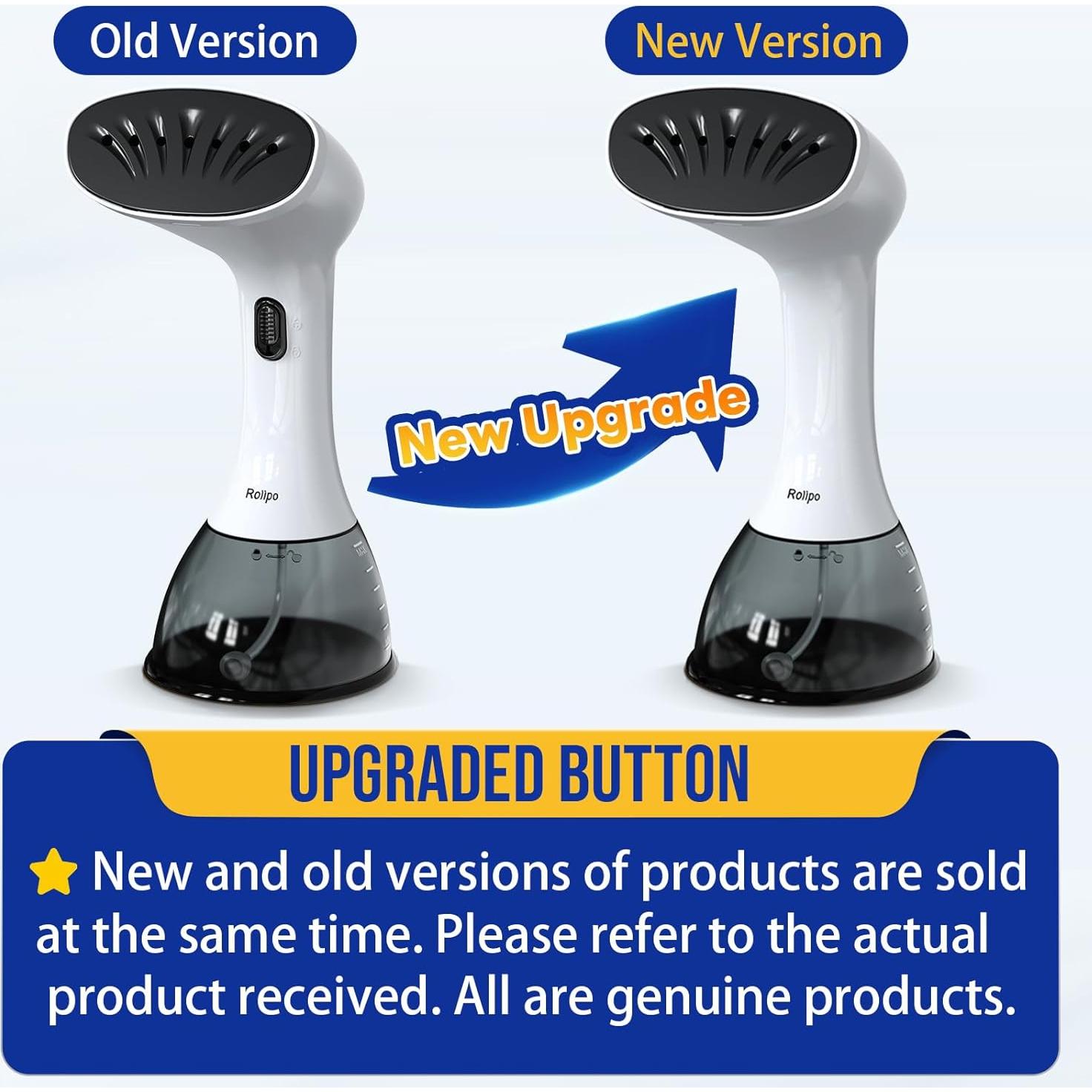 Vaporizador de Ropa Rolipo 1350W 400ml Portátil Blanco