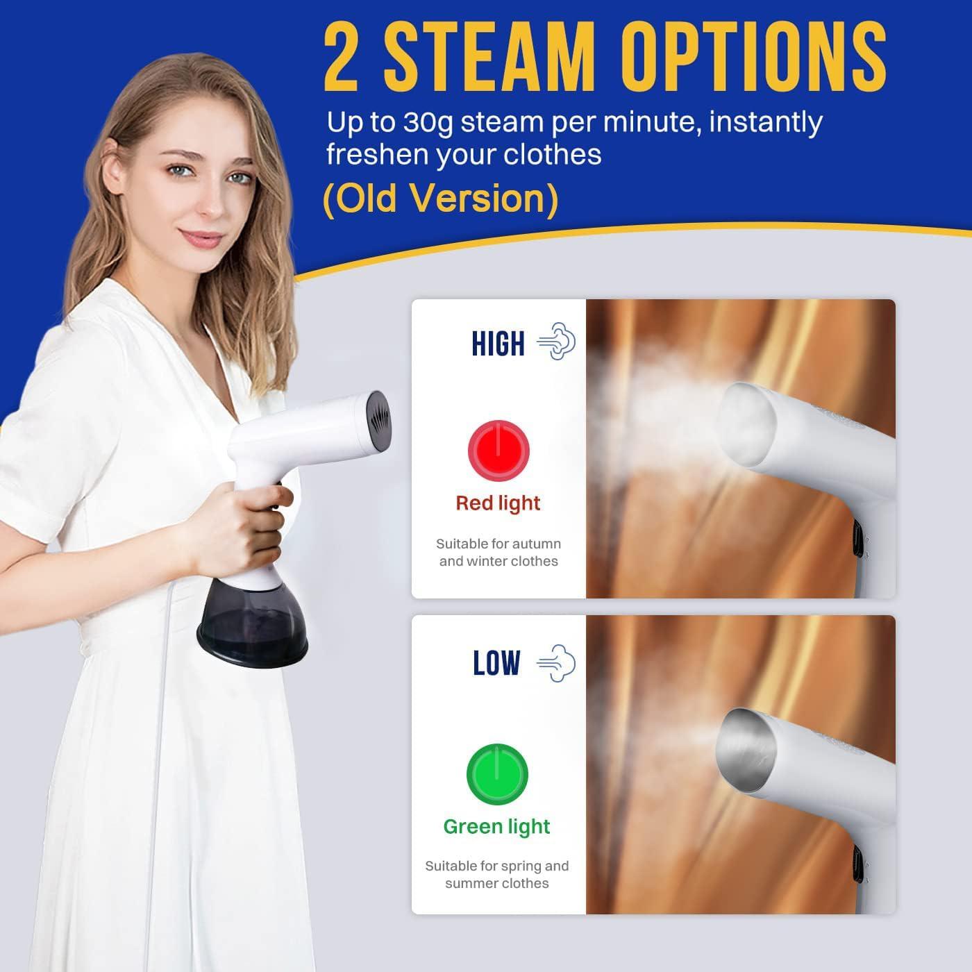 Vaporizador de Ropa Rolipo 1350W 400ml Portátil Blanco