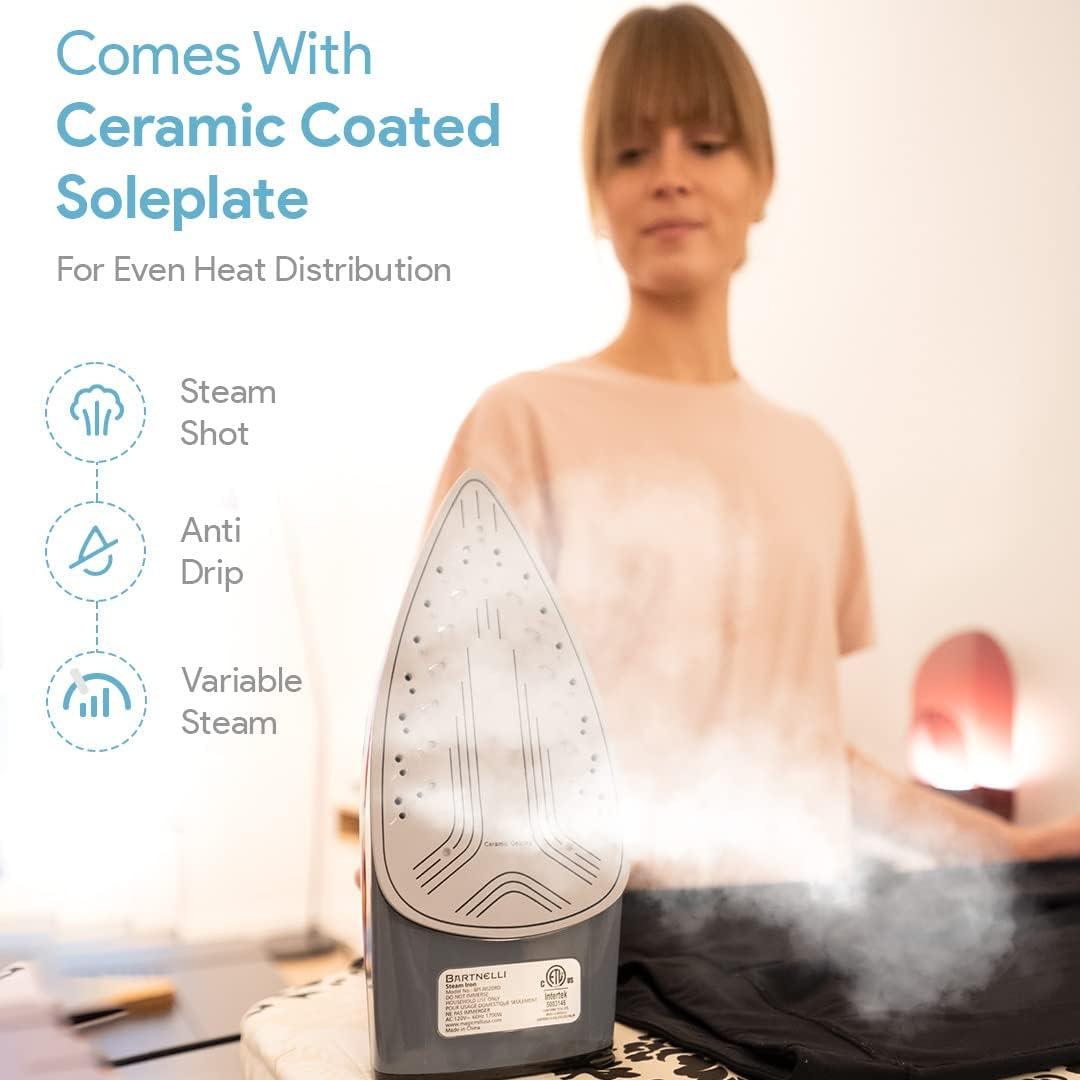 Plancha de Vapor Bartnelli BPI-8020RD 1700W Cerámica Roja