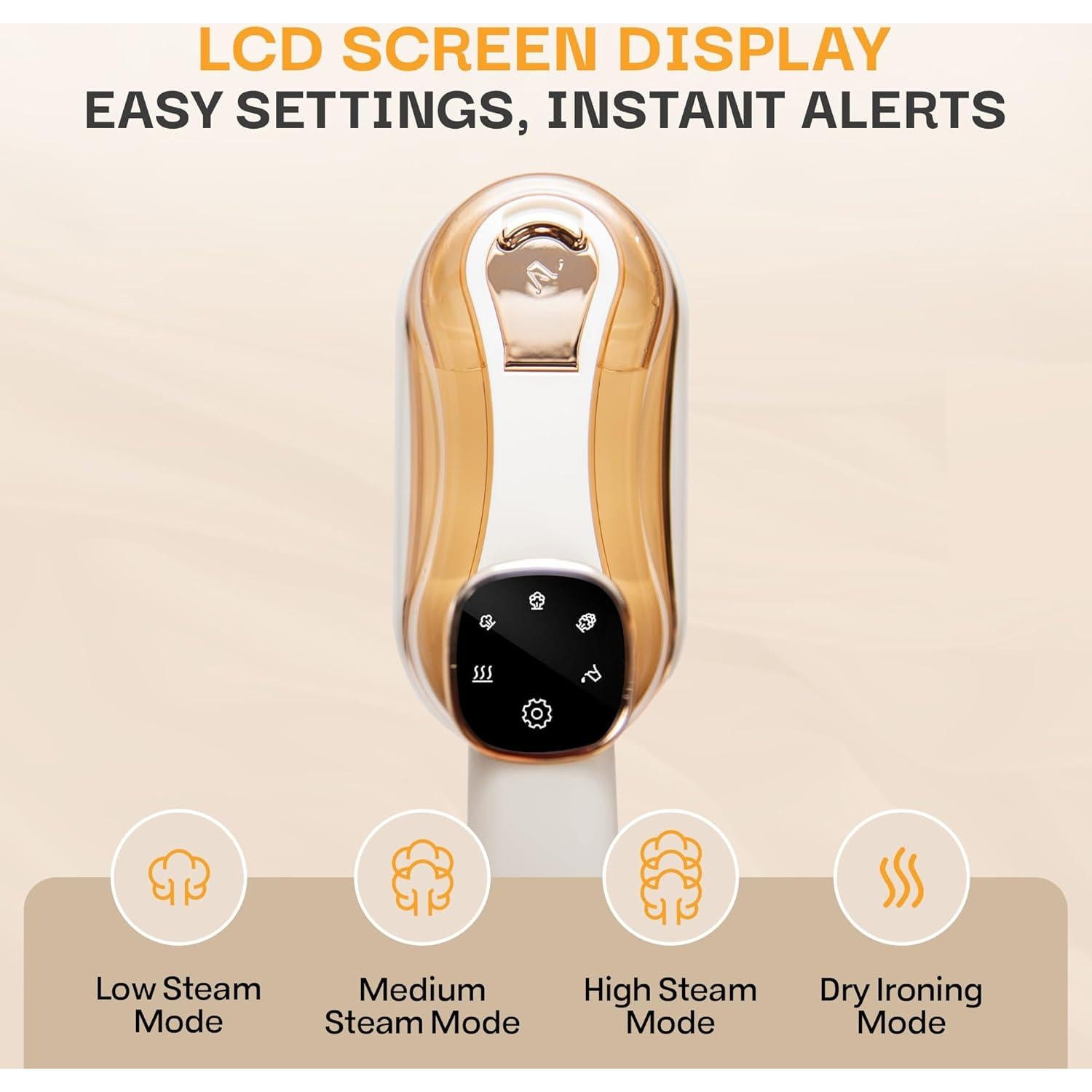 Vaporizador de Ropa ECSteam 1200W 2-en-1 Portátil 180ml