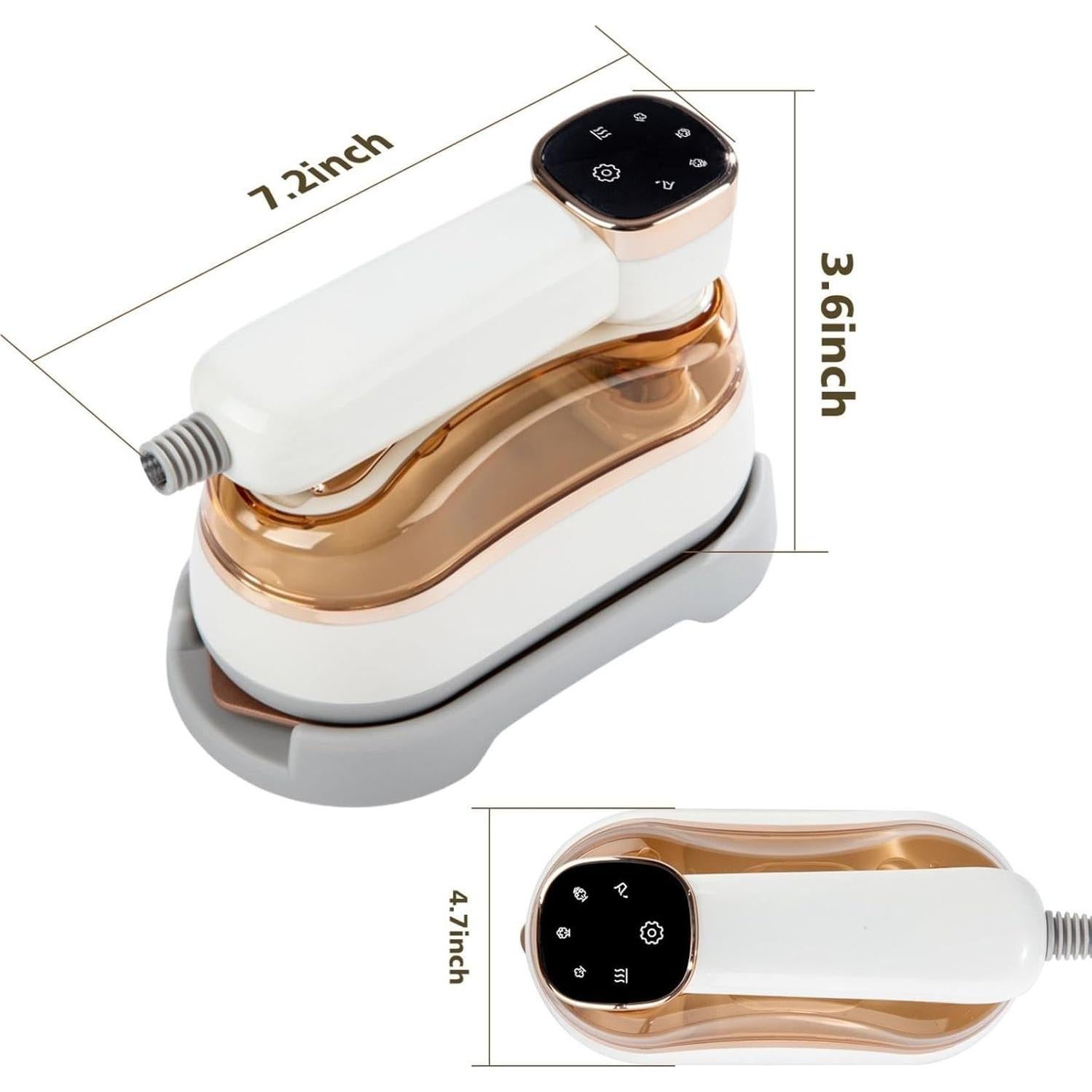 Vaporizador de Ropa ECSteam 1200W 2-en-1 Portátil 180ml