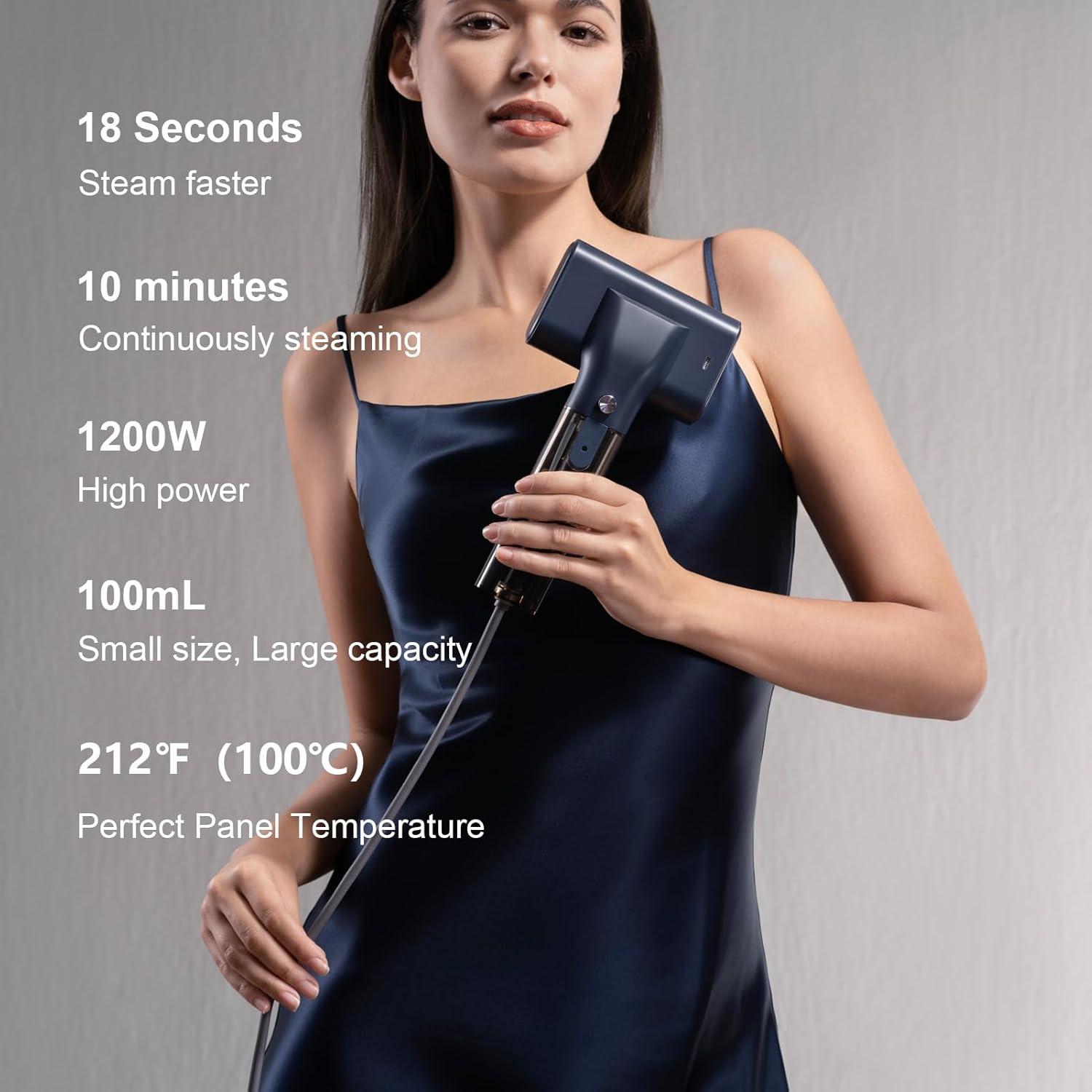 Vaporizador de Ropa G10 nxuoo 1200W 100ml Azul Marino