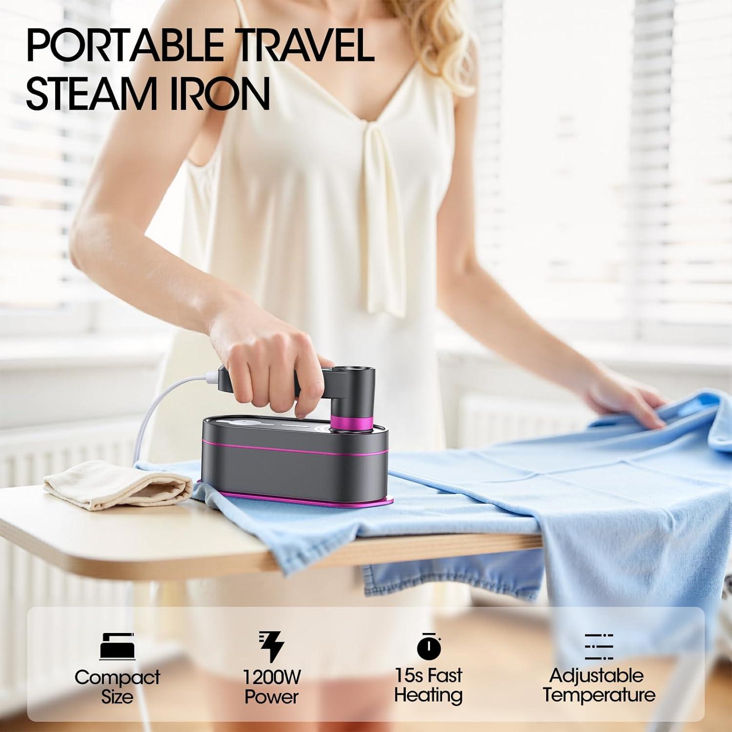 Vaporera de Viaje Amazing Flower GT2 1200W 2 en 1 Púrpura