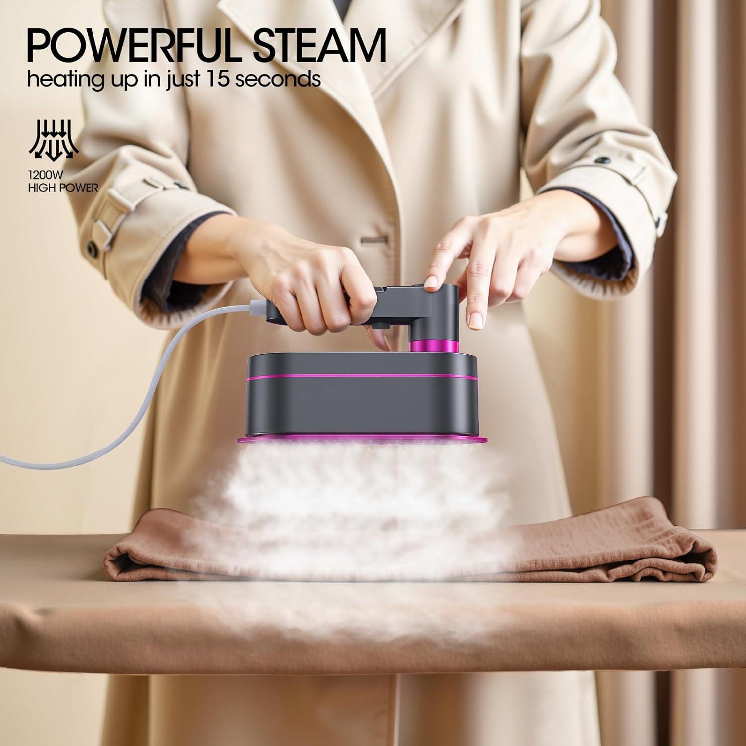 Vaporera de Viaje Amazing Flower GT2 1200W 2 en 1 Púrpura