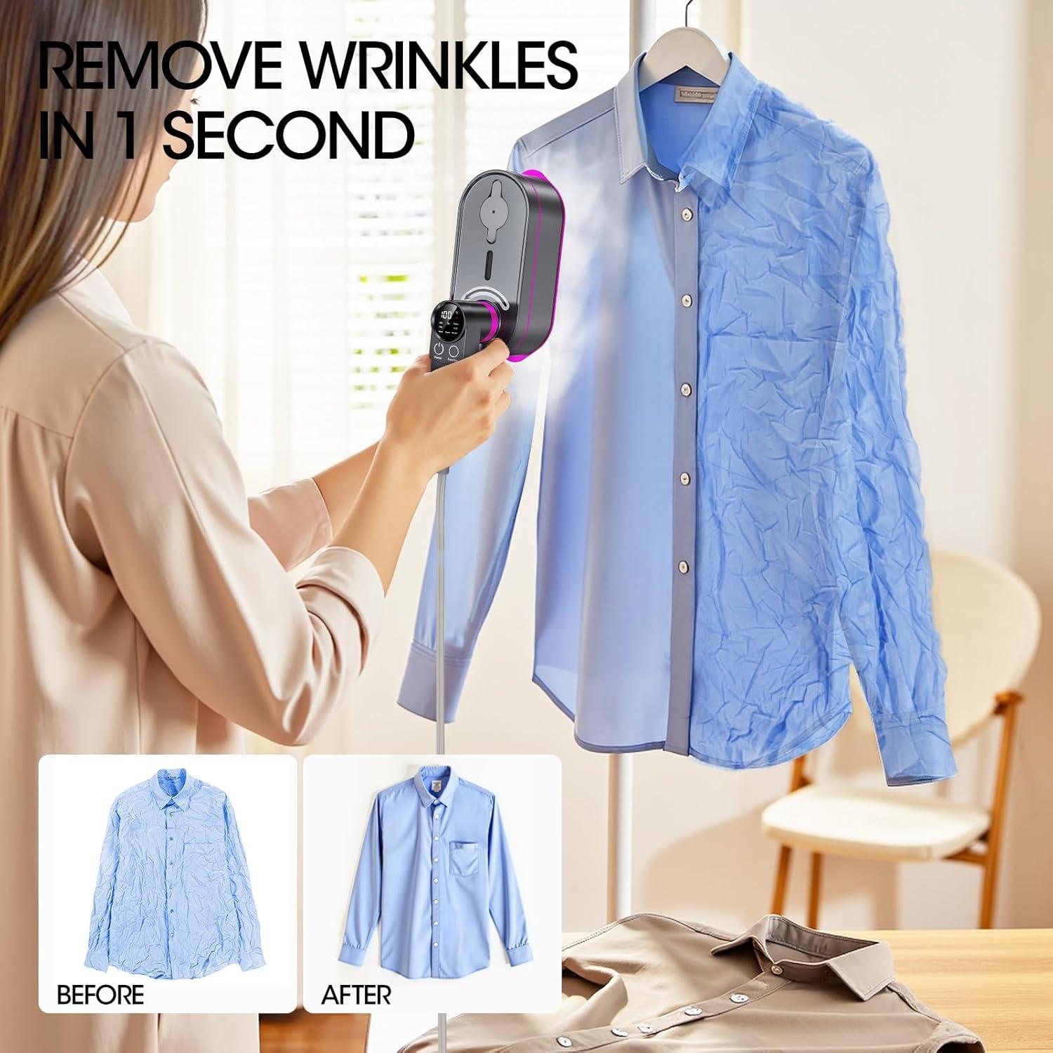 Vaporera de Viaje Amazing Flower GT2 1200W 2 en 1 Púrpura