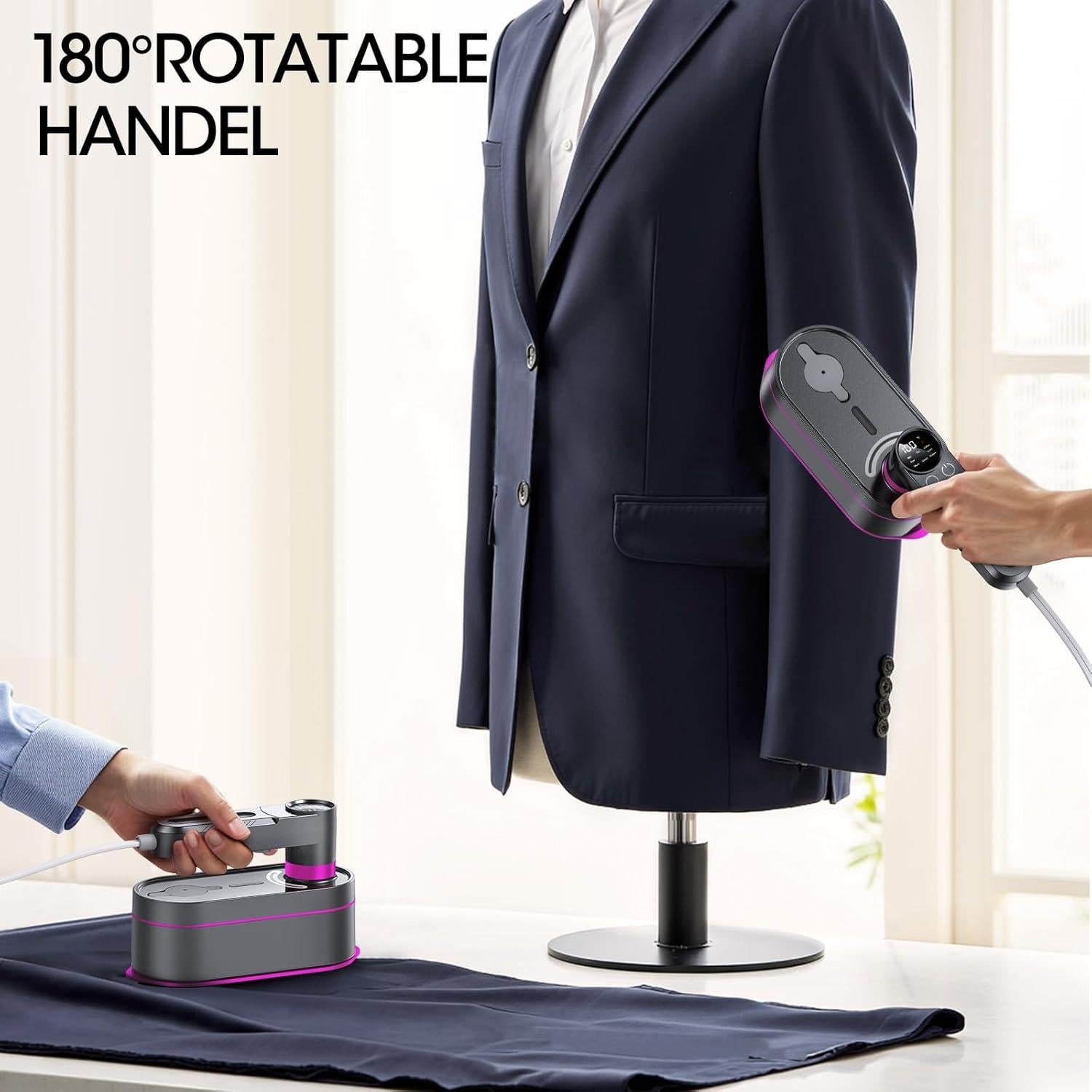 Vaporera de Viaje Amazing Flower GT2 1200W 2 en 1 Púrpura