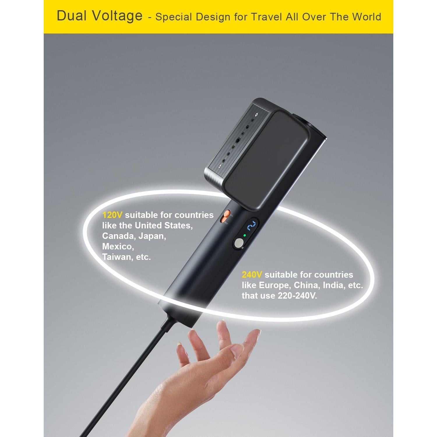 Vaporizador de Ropa Nesugar G7 Doble Voltaje 1000W 0.61kg