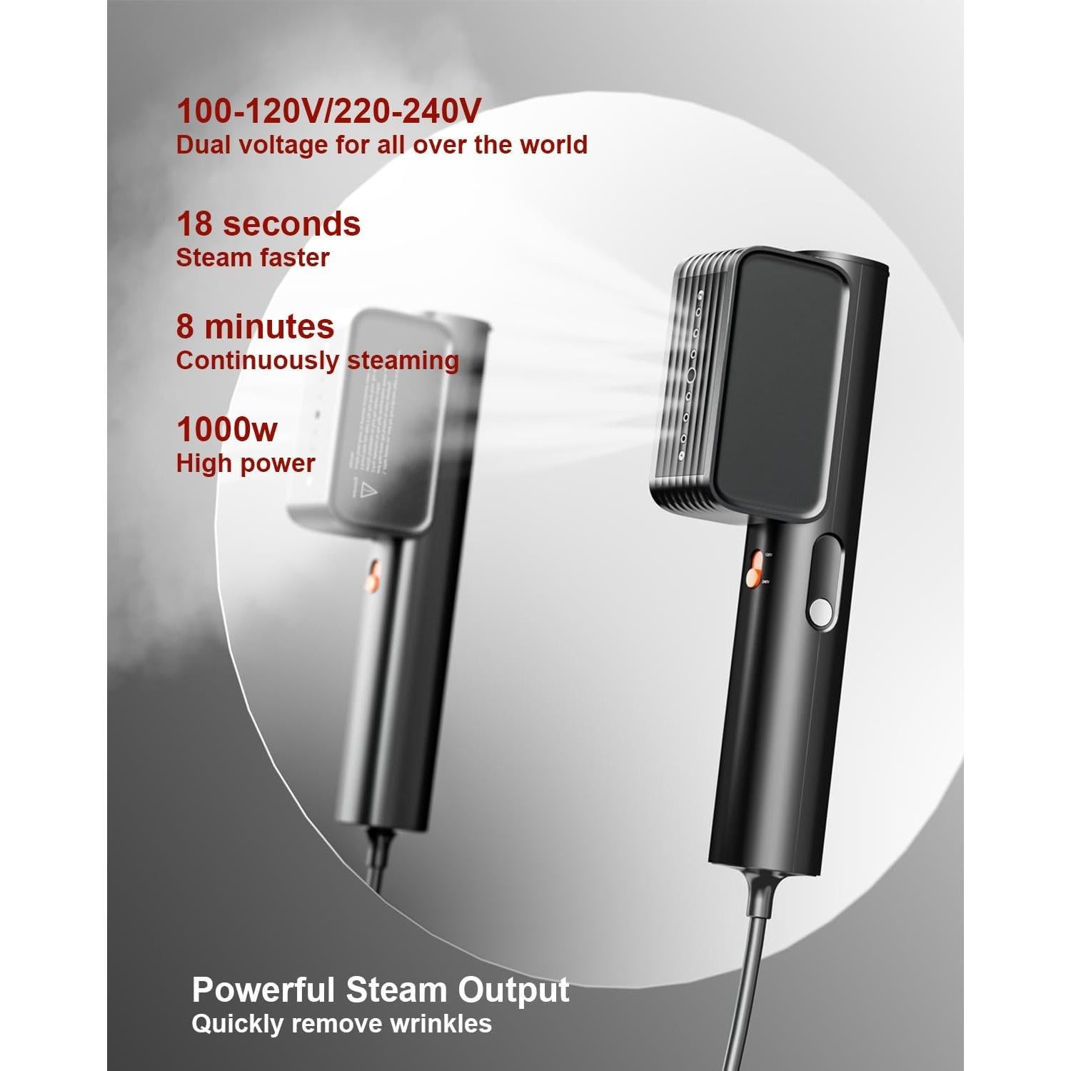 Vaporizador de Ropa Nesugar G7 Doble Voltaje 1000W 0.61kg