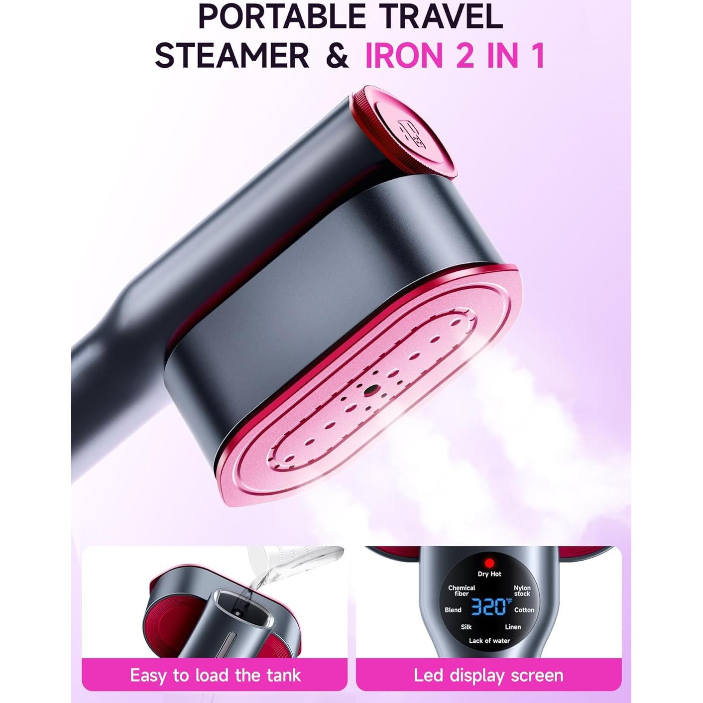 Plancha y Vaporizador 2 en 1 DRFLASH 1200W Calentamiento 15s