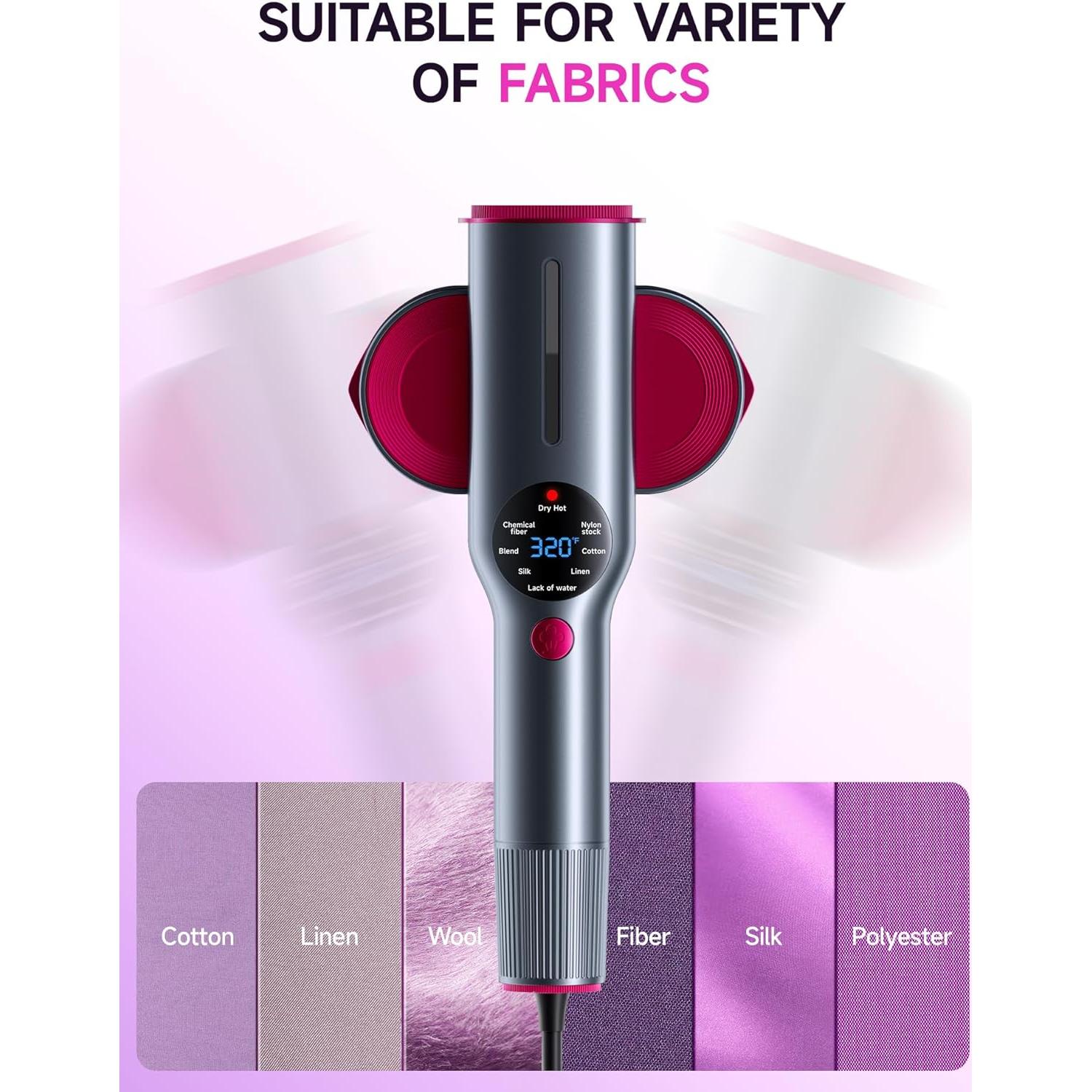 Plancha y Vaporizador 2 en 1 DRFLASH 1200W Calentamiento 15s