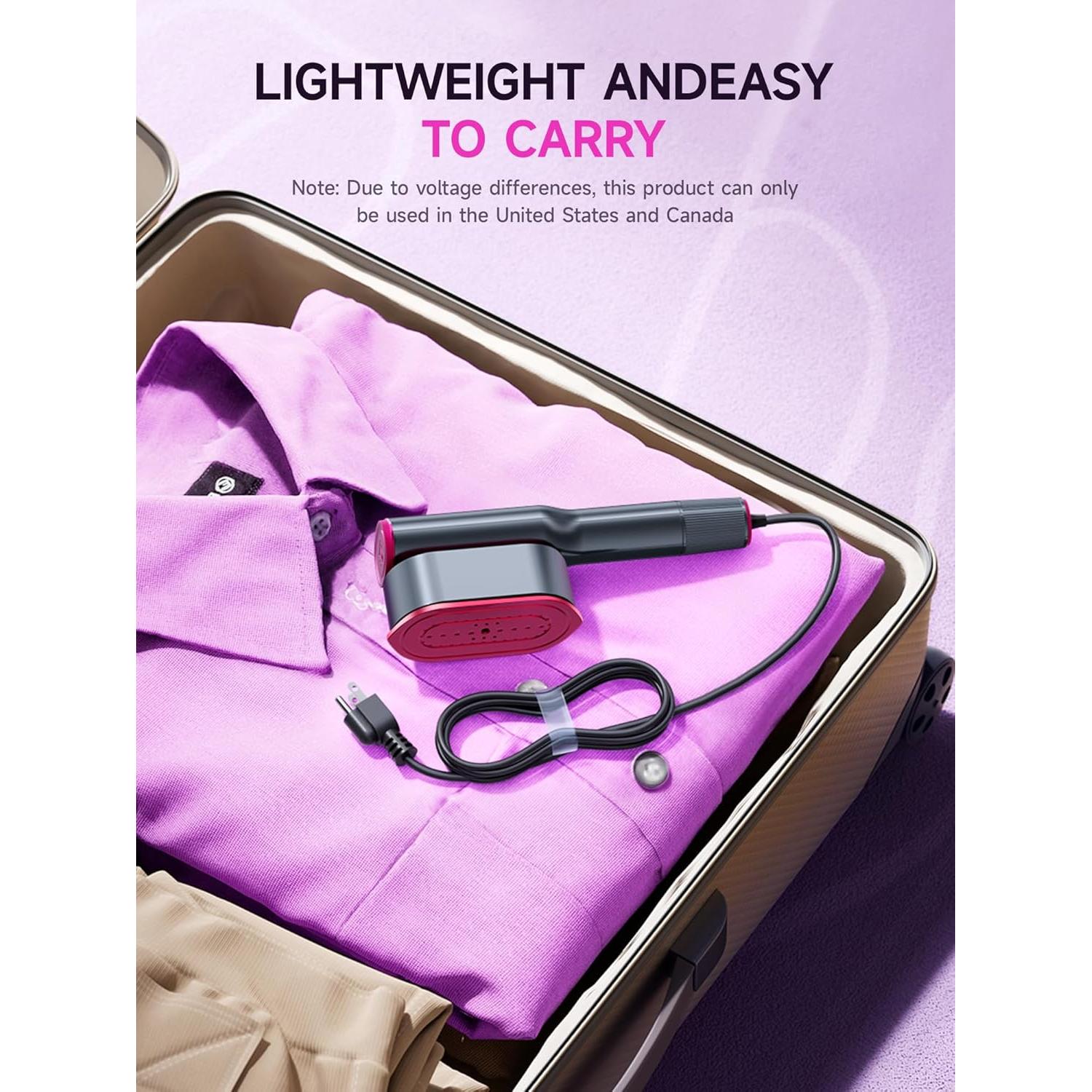 Plancha y Vaporizador 2 en 1 DRFLASH 1200W Calentamiento 15s