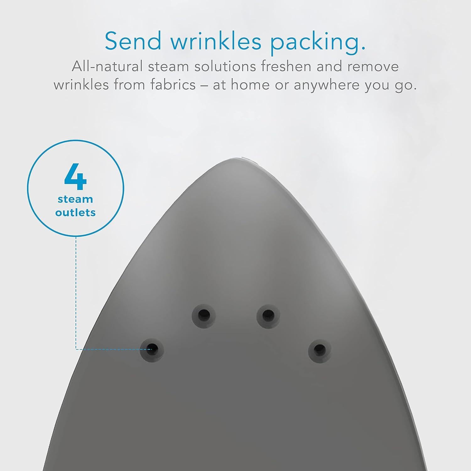 Mini Plancha de Vapor Steamfast SF-710, 800W, Suela Antiadherente