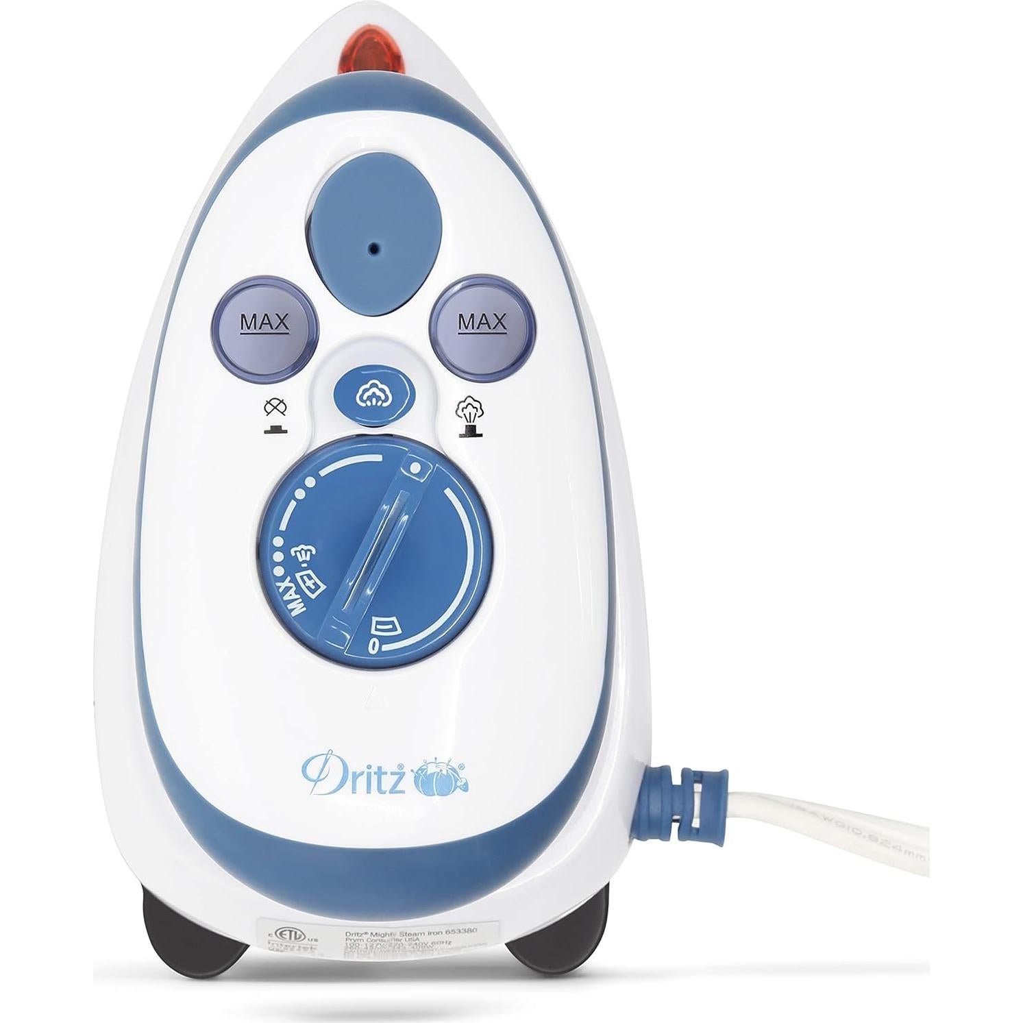 Plancha de Vapor de Viaje Dritz 653380 Blanca 0.52kg