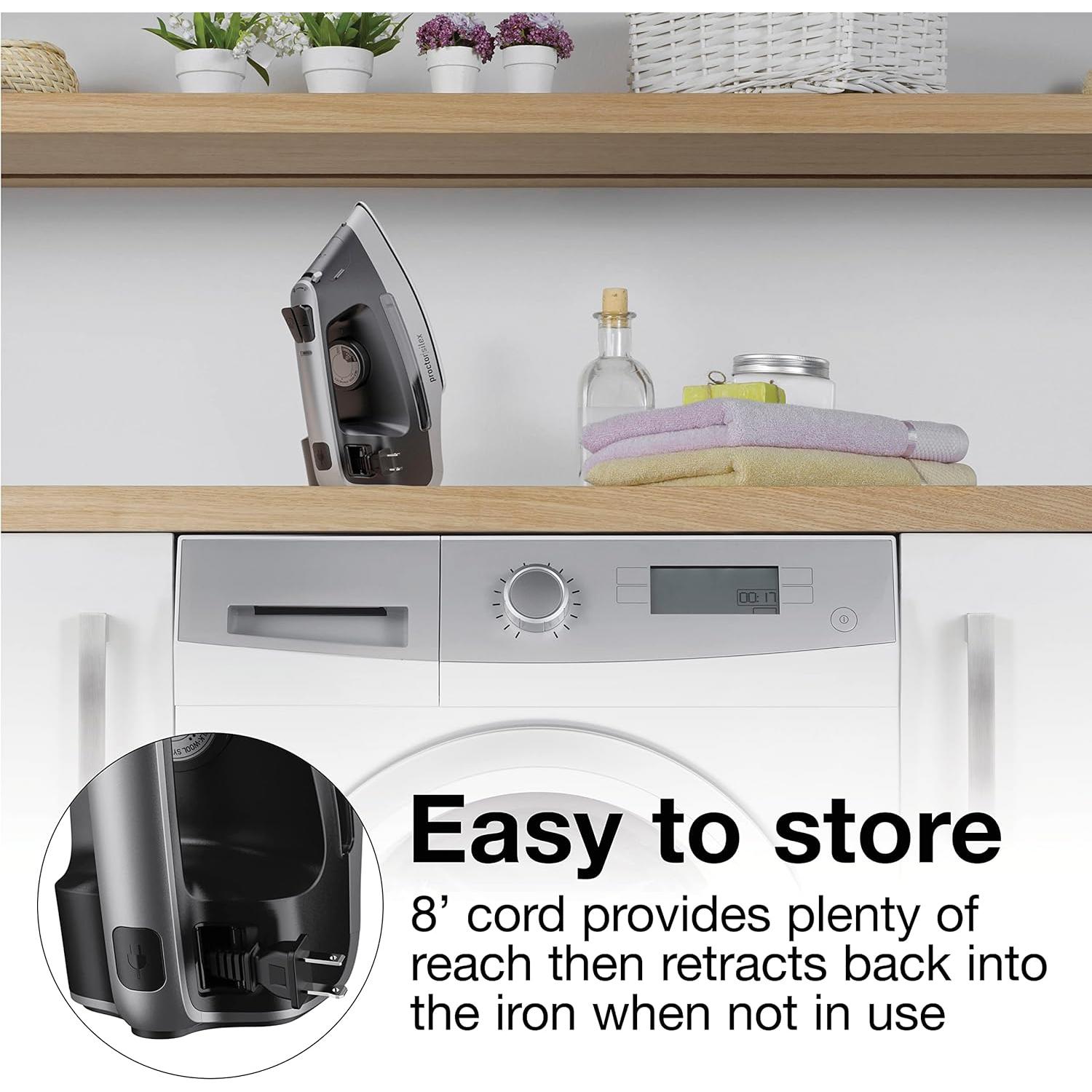 Plancha de Vapor Proctor Silex 1500W con Suela de Acero Inoxidable