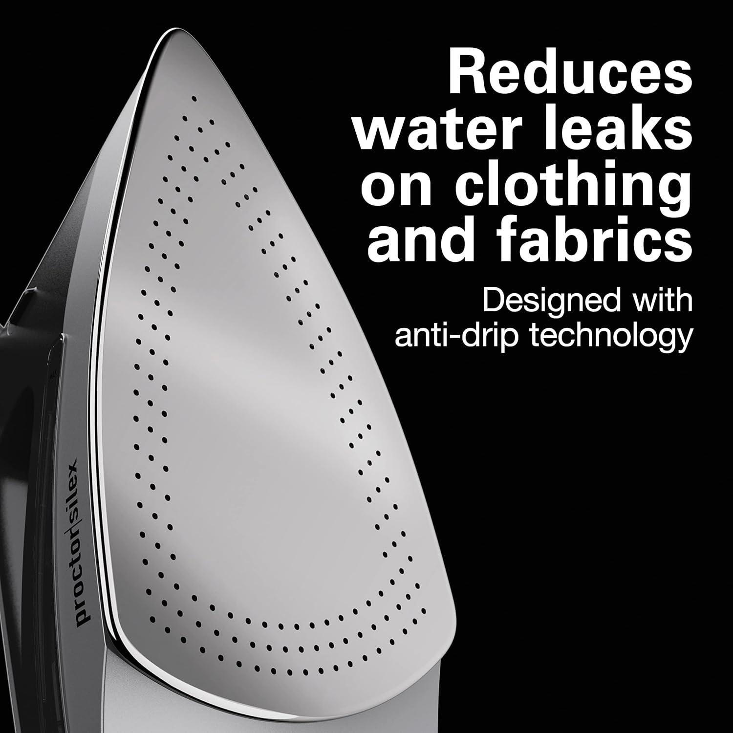 Plancha de Vapor Proctor Silex 1500W con Suela de Acero Inoxidable