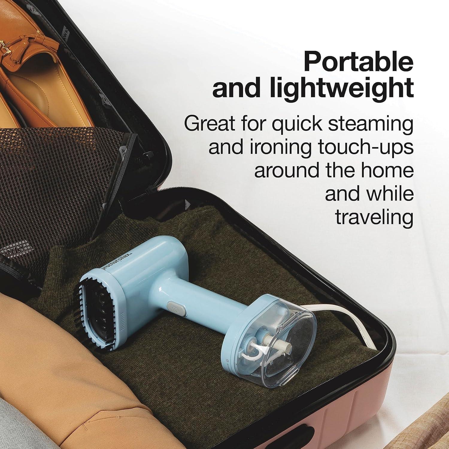 Plancha de Viaje Proctor Silex 2 en 1 Compacta 1200W Azul