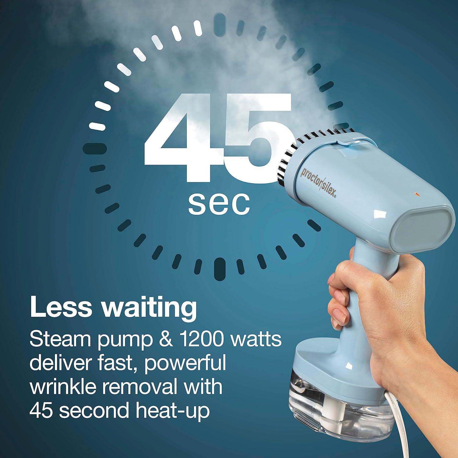 Plancha de Viaje Proctor Silex 2 en 1 Compacta 1200W Azul