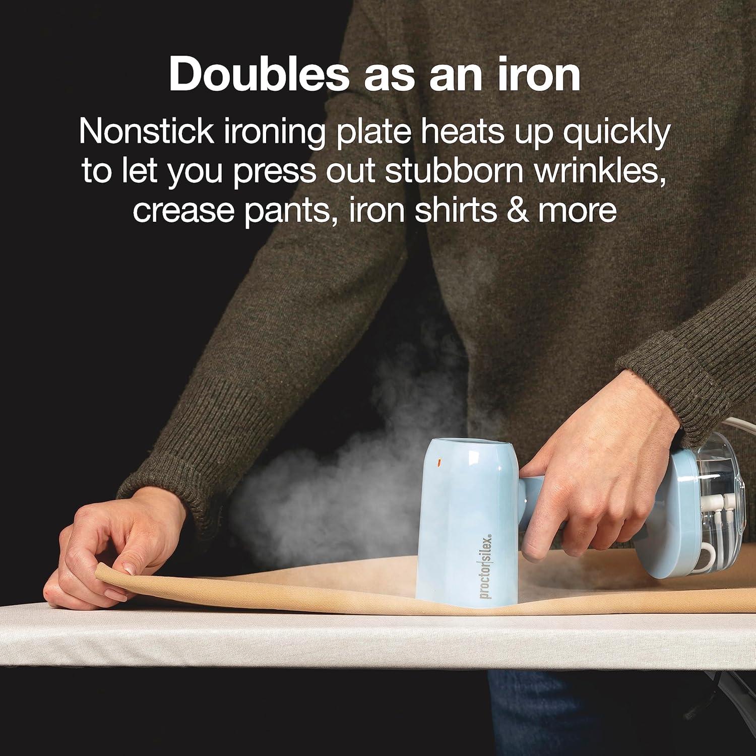 Plancha de Viaje Proctor Silex 2 en 1 Compacta 1200W Azul