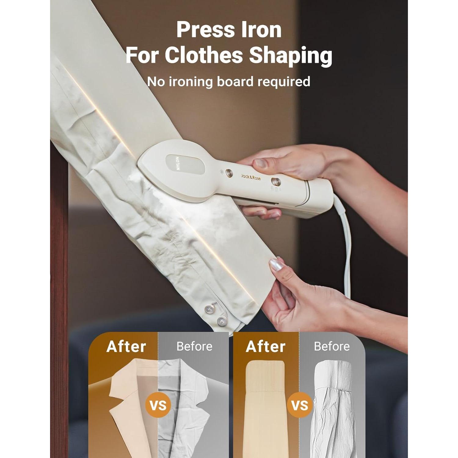 Plancha de Vapor Jack y Rose B1, Doble Voltaje 110-220V, 3 en 1