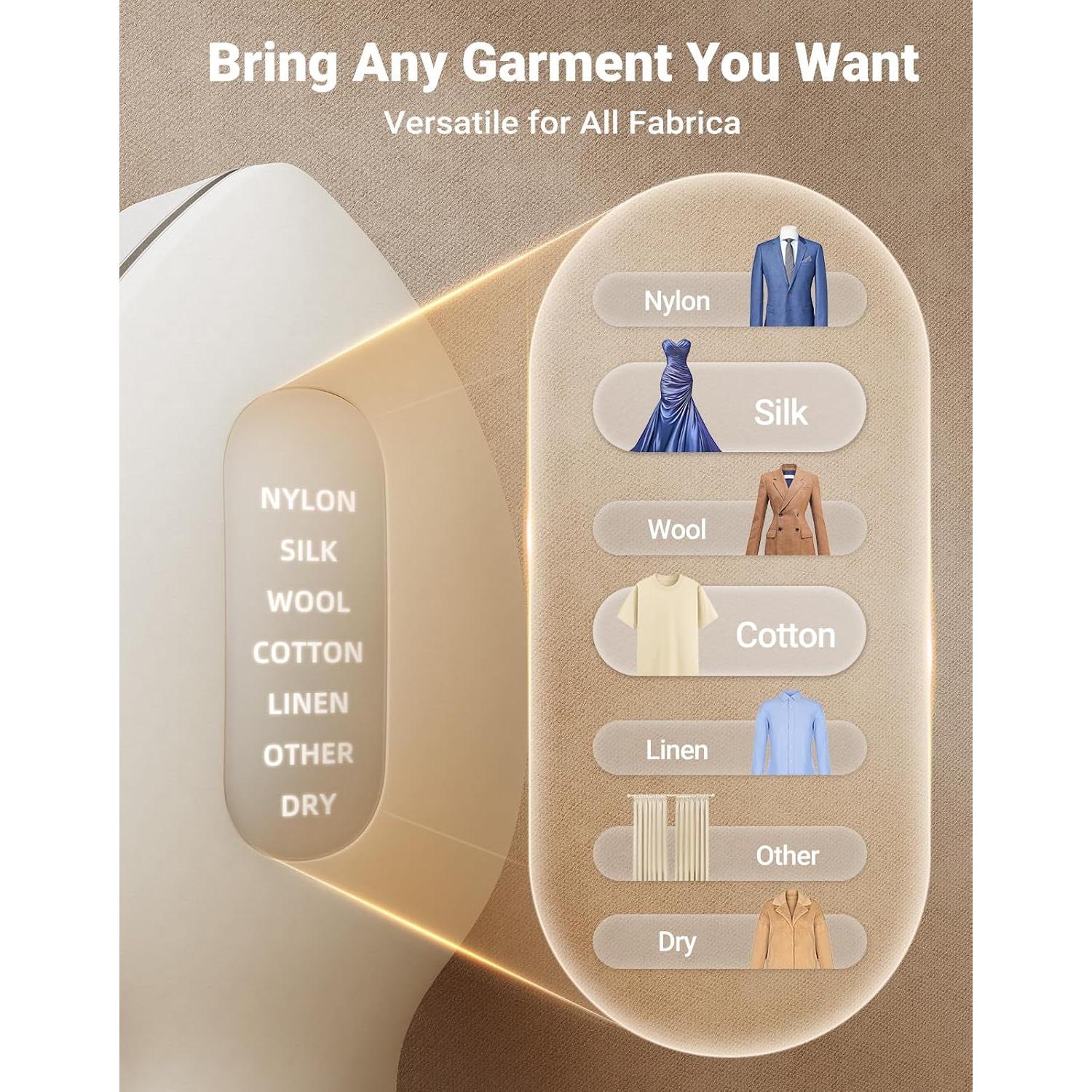 Plancha de Vapor Jack y Rose B1, Doble Voltaje 110-220V, 3 en 1