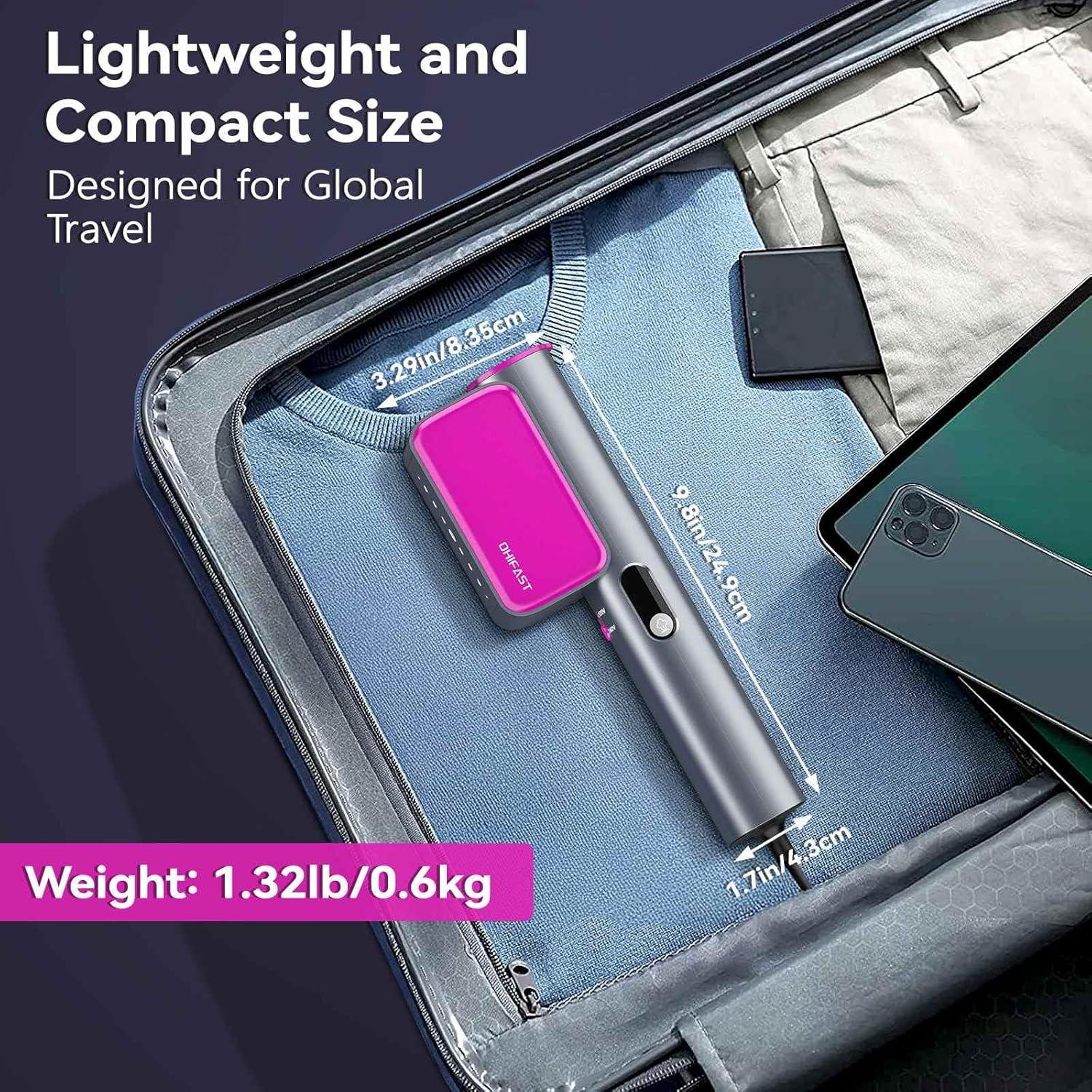 Vaporizador de Viaje OHIFAST 1000W Doble Voltaje 240V 70ml