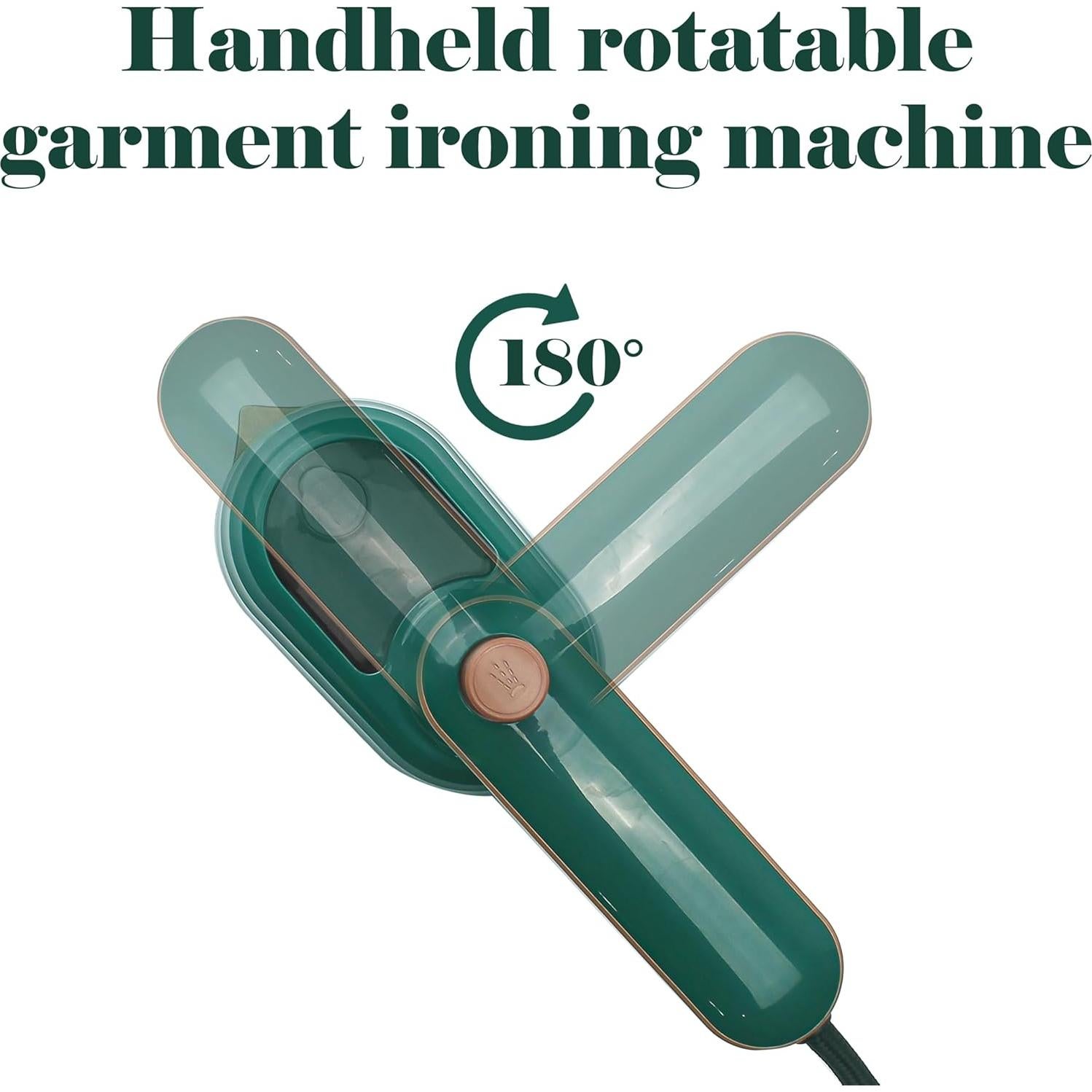 Plancha de Ropa Portátil Marsrut 2 en 1 38W Verde