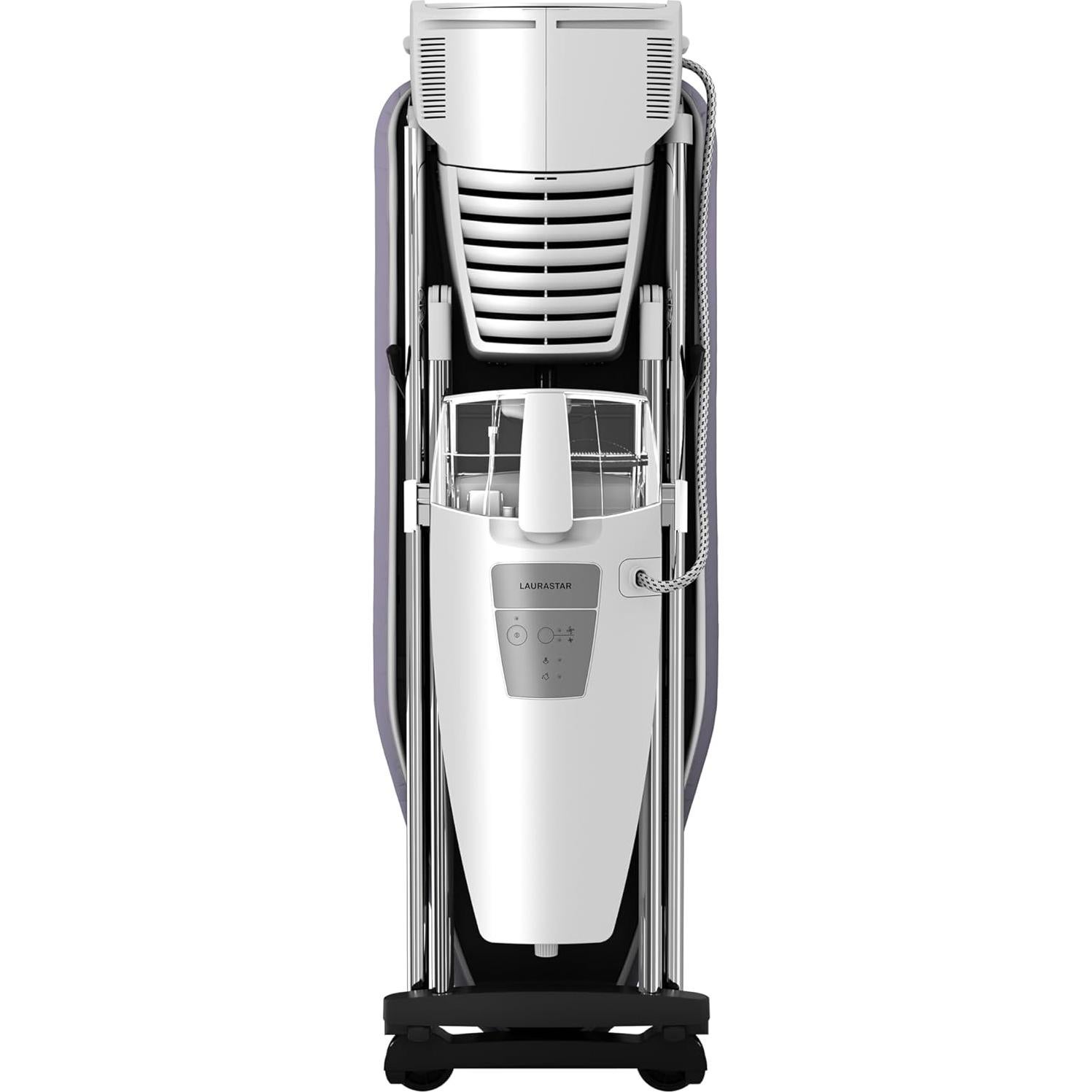 Laurastar S Pure Xtra All-In-One Professional Steam Iron System for Clothes with Aluminum Soleplate 40.5 OZ Removable Tank 1600 Watts Ironing, Fabric Steamer, Garment Steamer