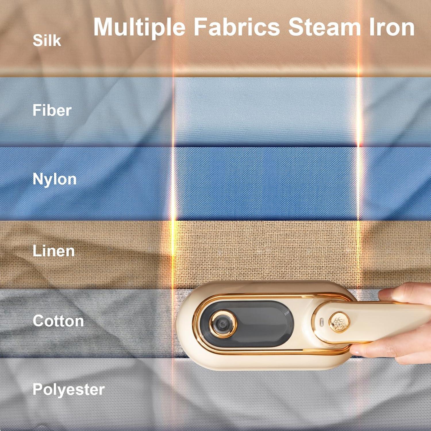 Plancha de Vapor Portátil TEKI 1200W 150ml Plegable para Ropa