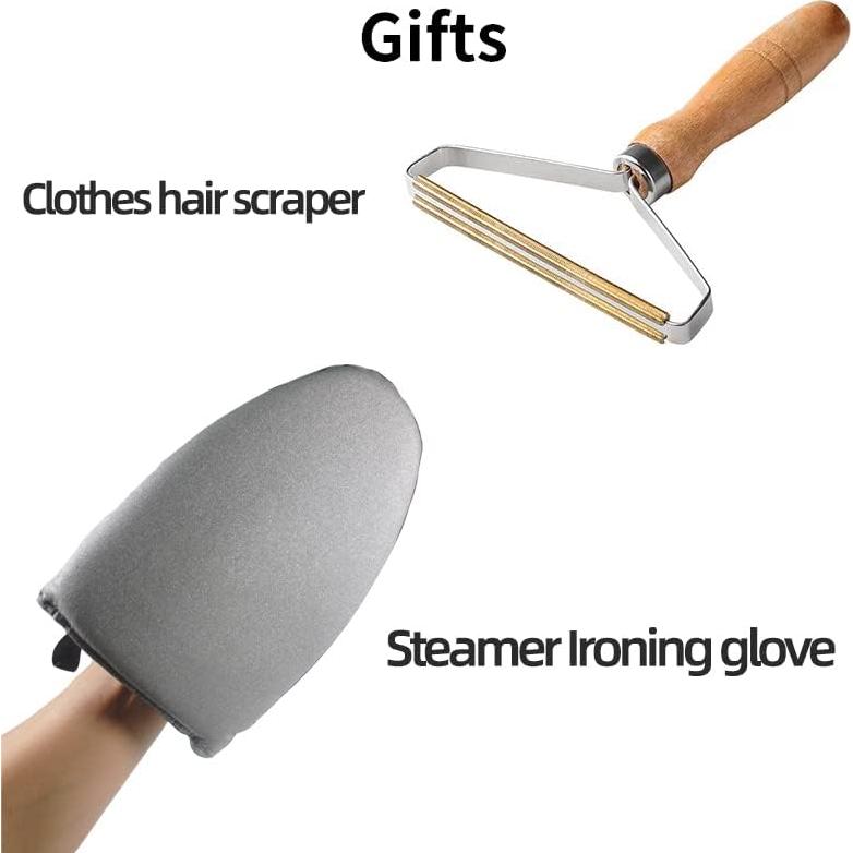 Perchero de Vapor Portátil TONINT con Guantes de Planchado