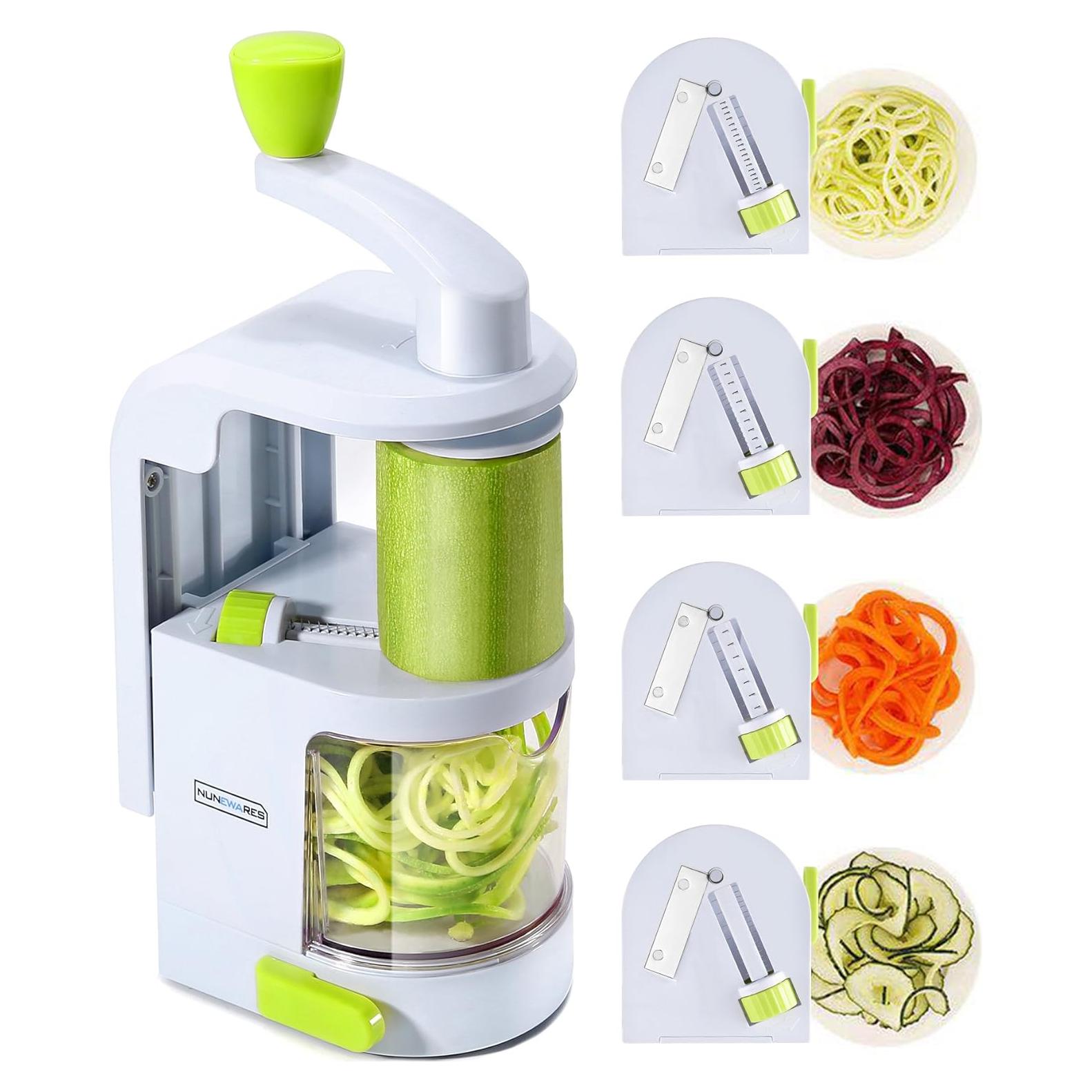 Cortador de Verduras NUNEWARES 4-en-1 con Ventosa Fuerte
