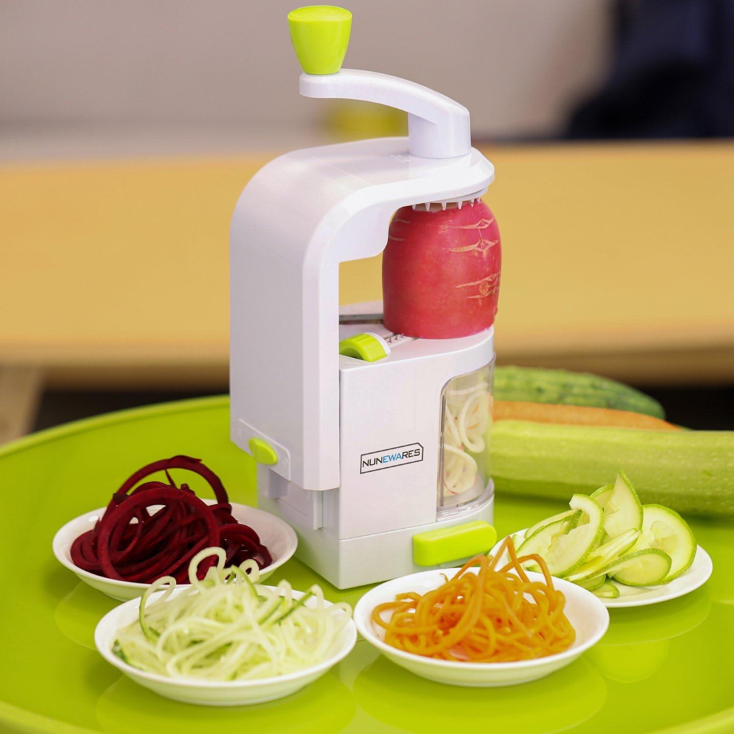 Cortador de Verduras NUNEWARES 4-en-1 con Ventosa Fuerte