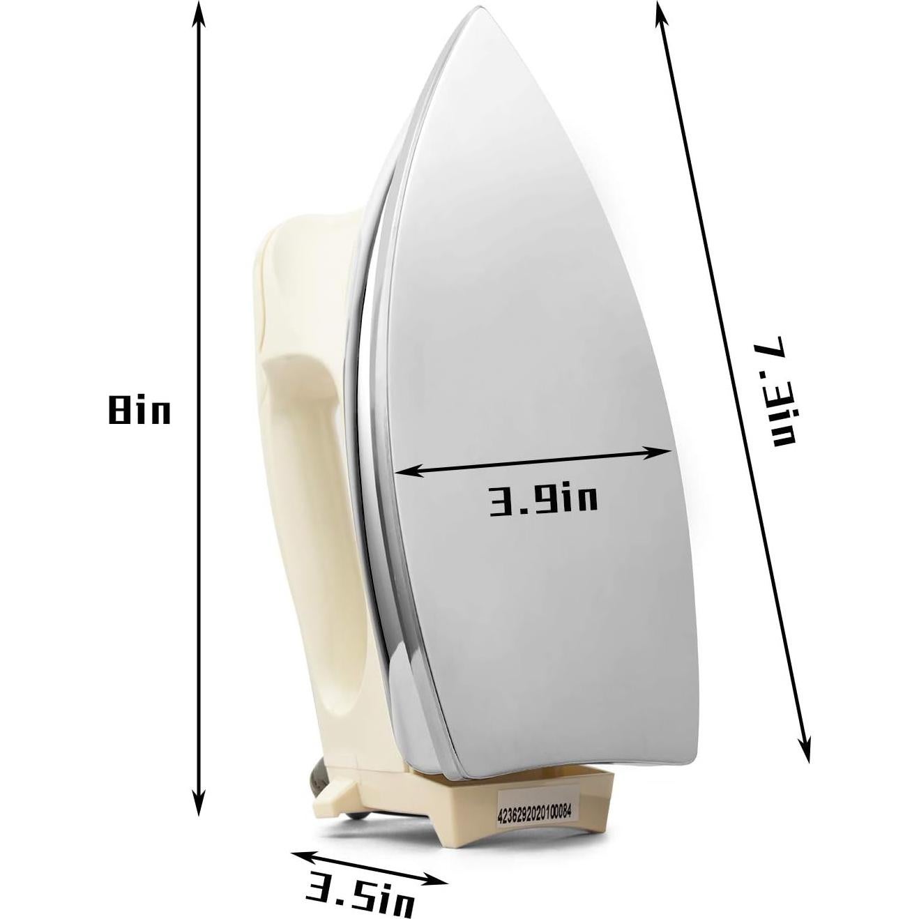 Plancha Seco Portátil WASING 700W Suela Acero Inoxidable 1.1kg